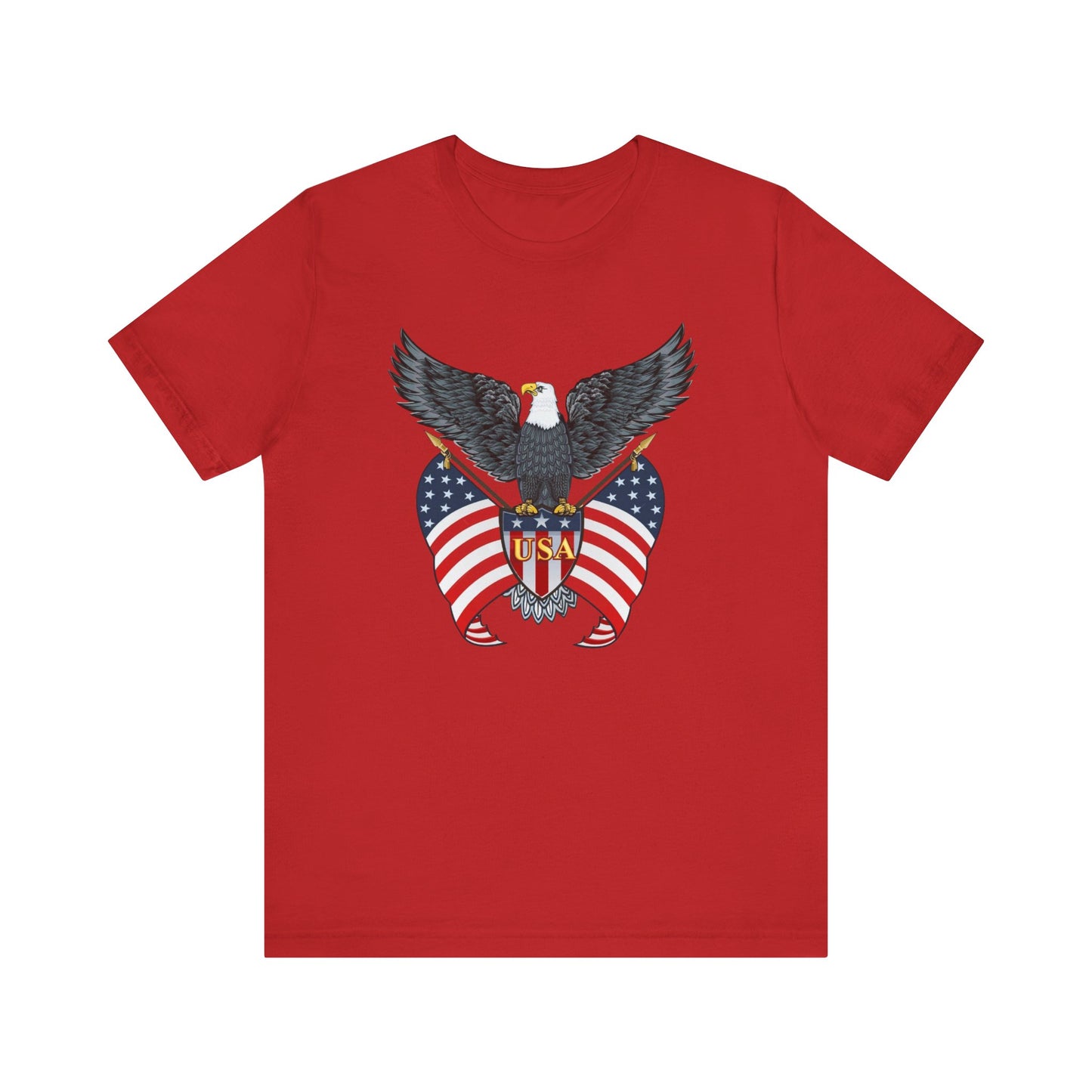 USA Flag Unisex Patriotic T-Shirt | Independence Day Gift, Summer T-Shirt, 4th of July Outfit