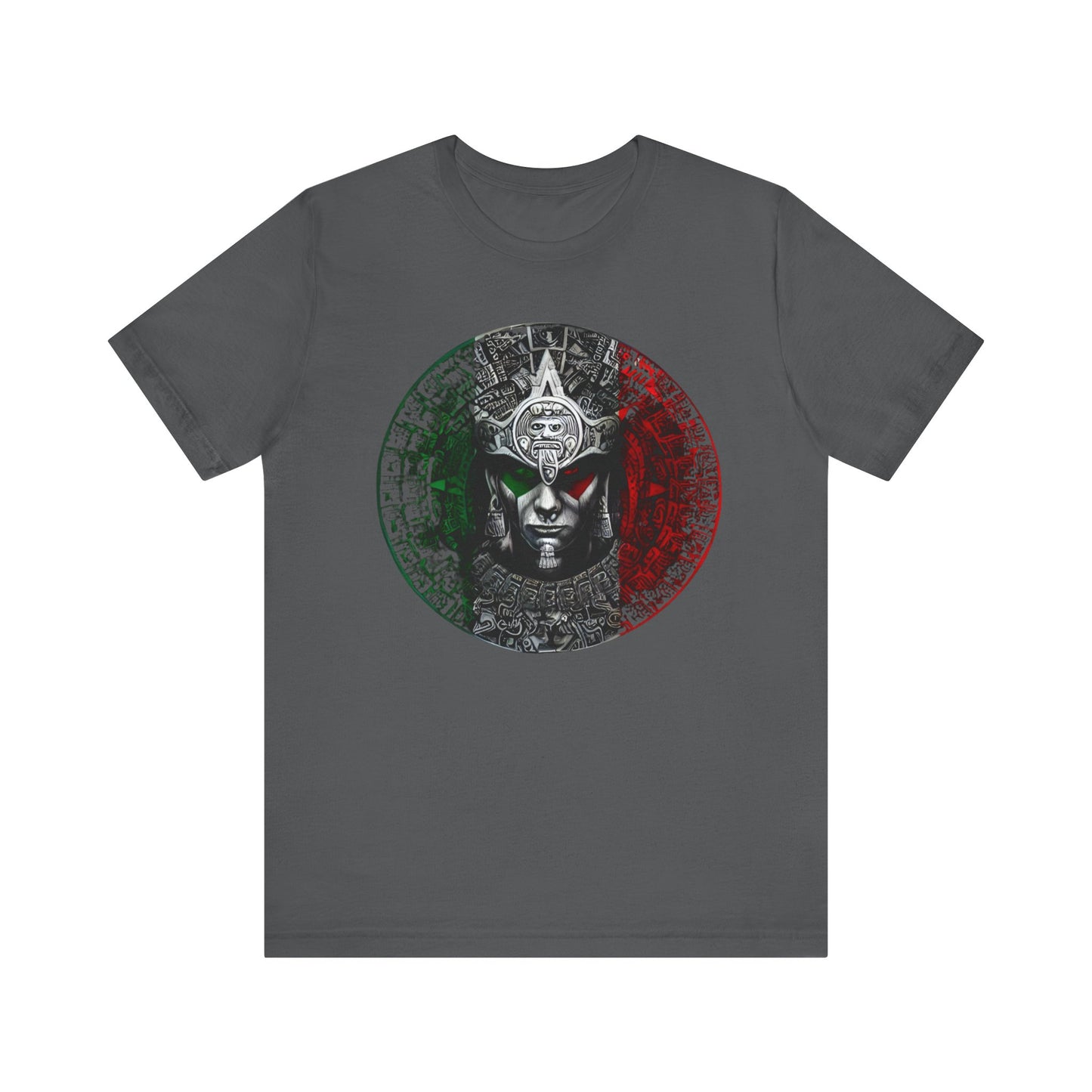 Mexican Aztec Calendar T-Shirt | Unisex Short Sleeve, Casual Wear, Gift for Travelers, Festival Attire