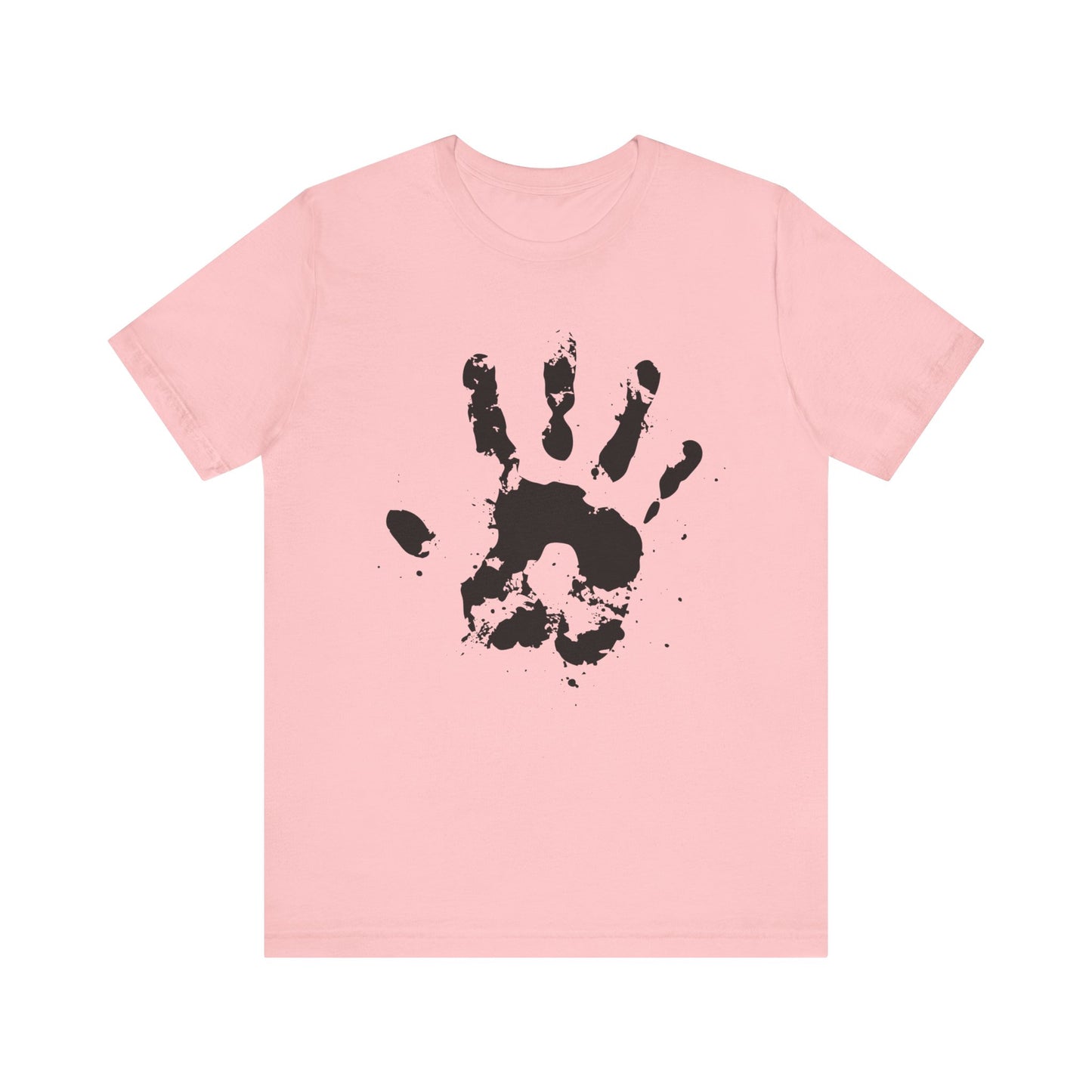 Handprint Unisex Jersey Tee, Artistic T-Shirt, Unique Gift, Minimalist Fashion, Casual Wear, Summer Vibes, Birthday Present
