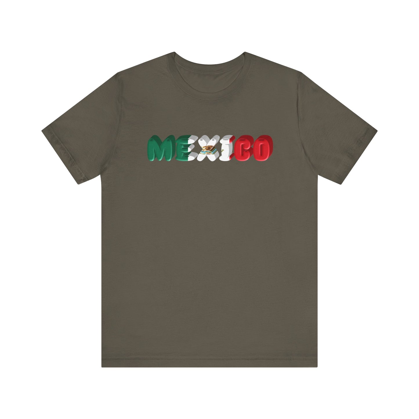 Mexico Flag Inspired Unisex T-Shirt | Casual Summer Wear, Gift for Travelers, Vacation Outfit, Mexican Independence Day