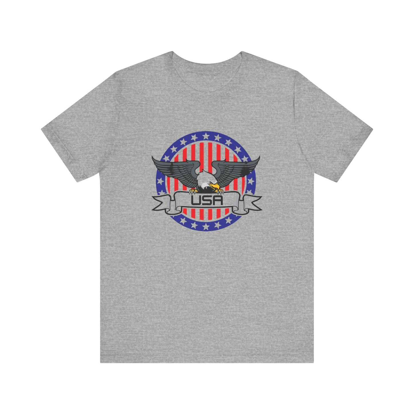 Patriotic Eagle USA Pride T-Shirt | Fourth of July Apparel, American Spirit Clothing, Casual Unisex