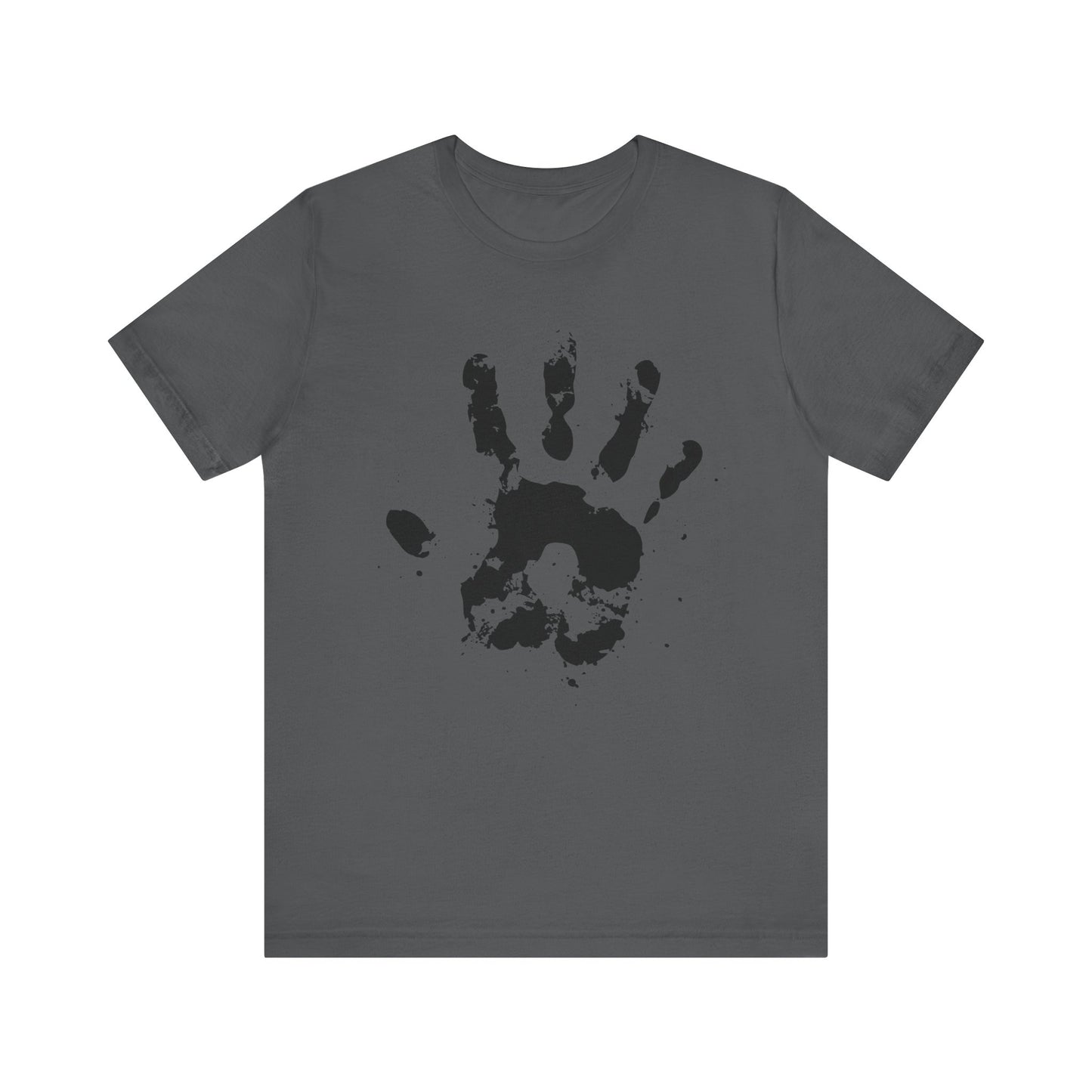 Handprint Unisex Jersey Tee, Artistic T-Shirt, Unique Gift, Minimalist Fashion, Casual Wear, Summer Vibes, Birthday Present