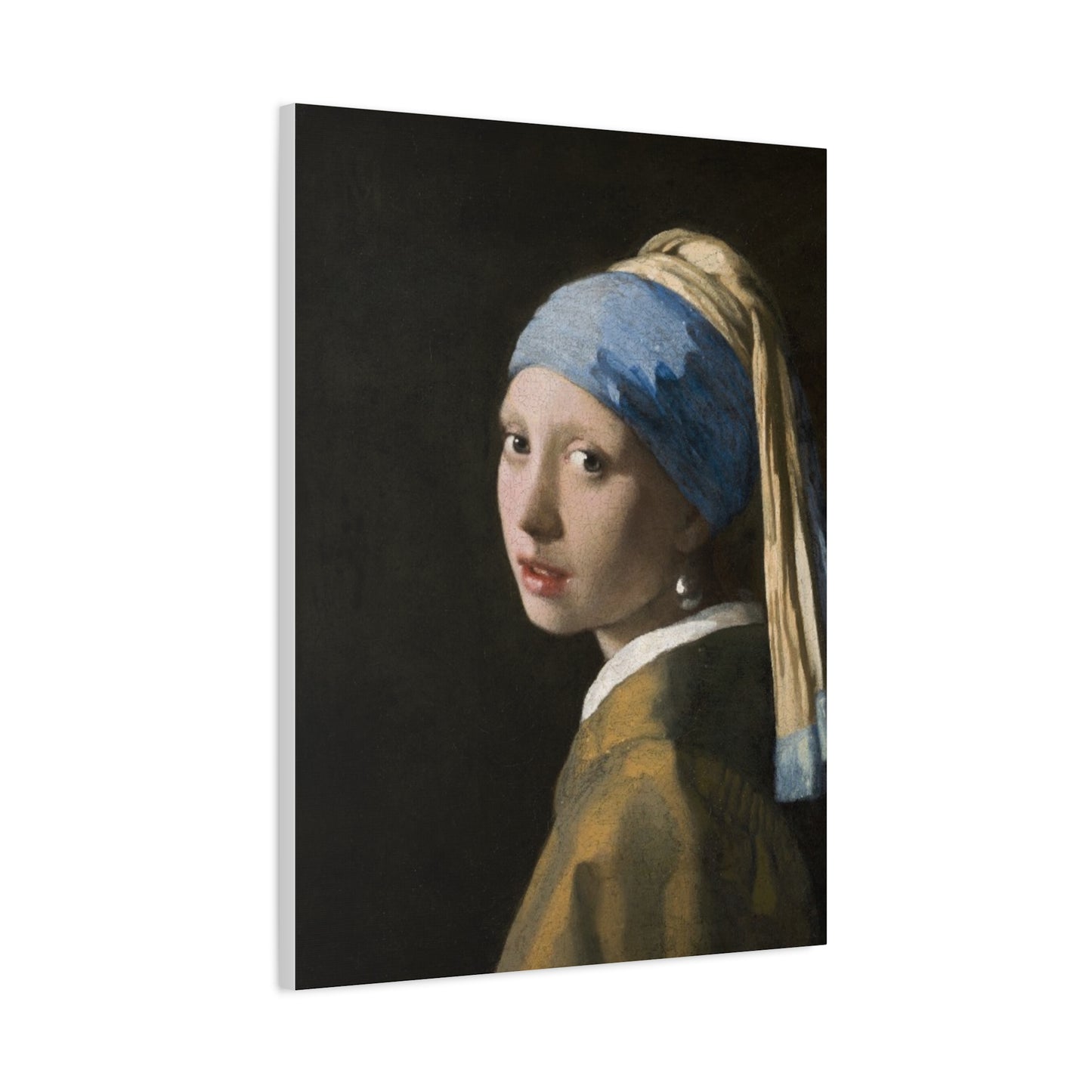 Classic Art Matte Canvas Print, Girl With A Pearl Earring | Gift for Art Lovers, Vintage Wall Art, Timeless Masterpiece