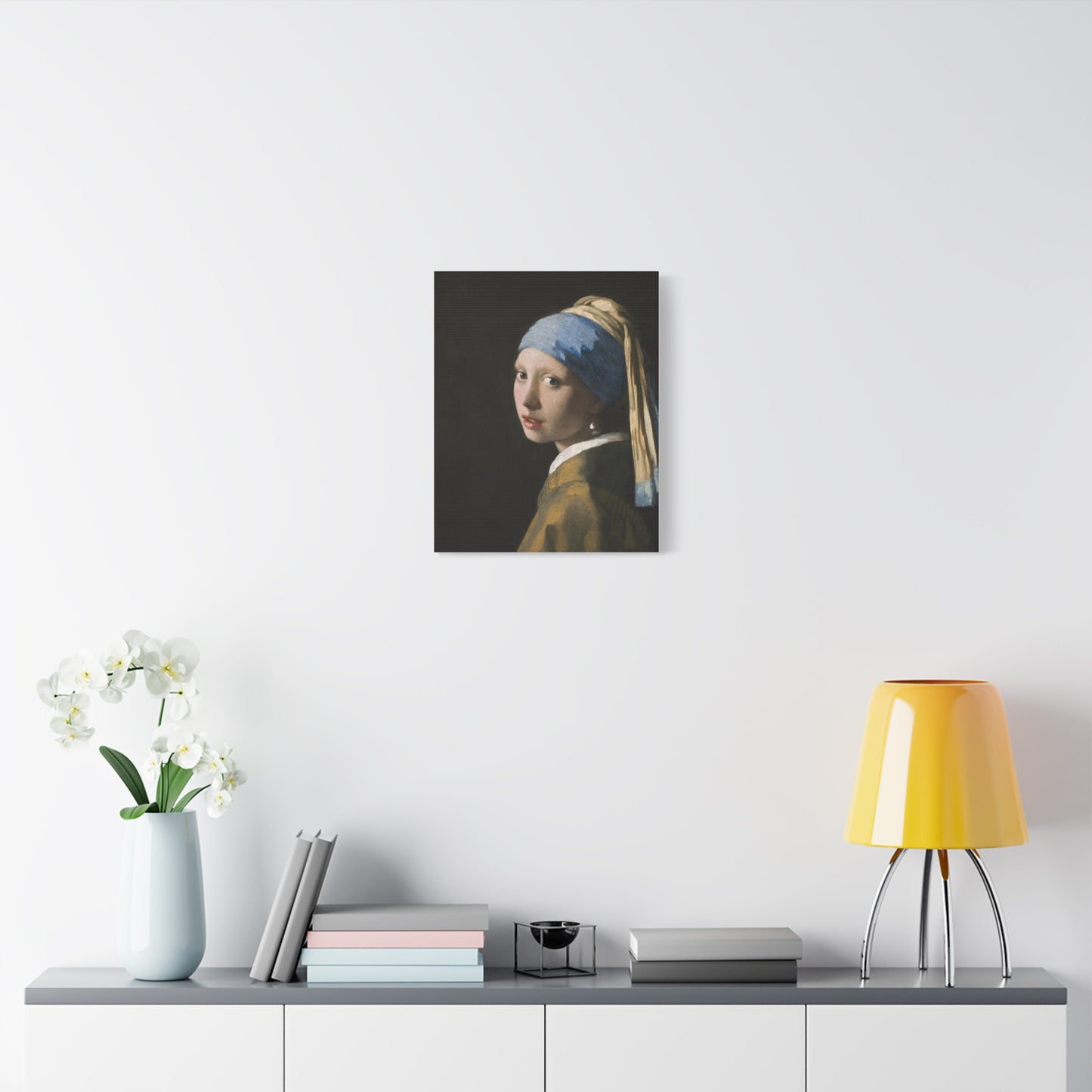 Classic Art Matte Canvas Print, Girl With A Pearl Earring | Gift for Art Lovers, Vintage Wall Art, Timeless Masterpiece