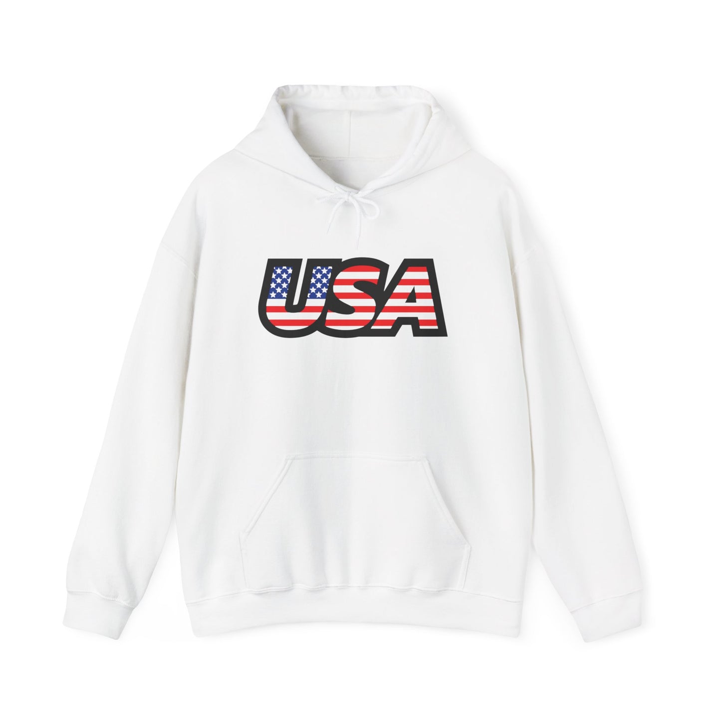 USA Patriotic Unisex Hoodie | Casual Wear, Seasonal Style, American Pride Apparel, Patriotic Gift