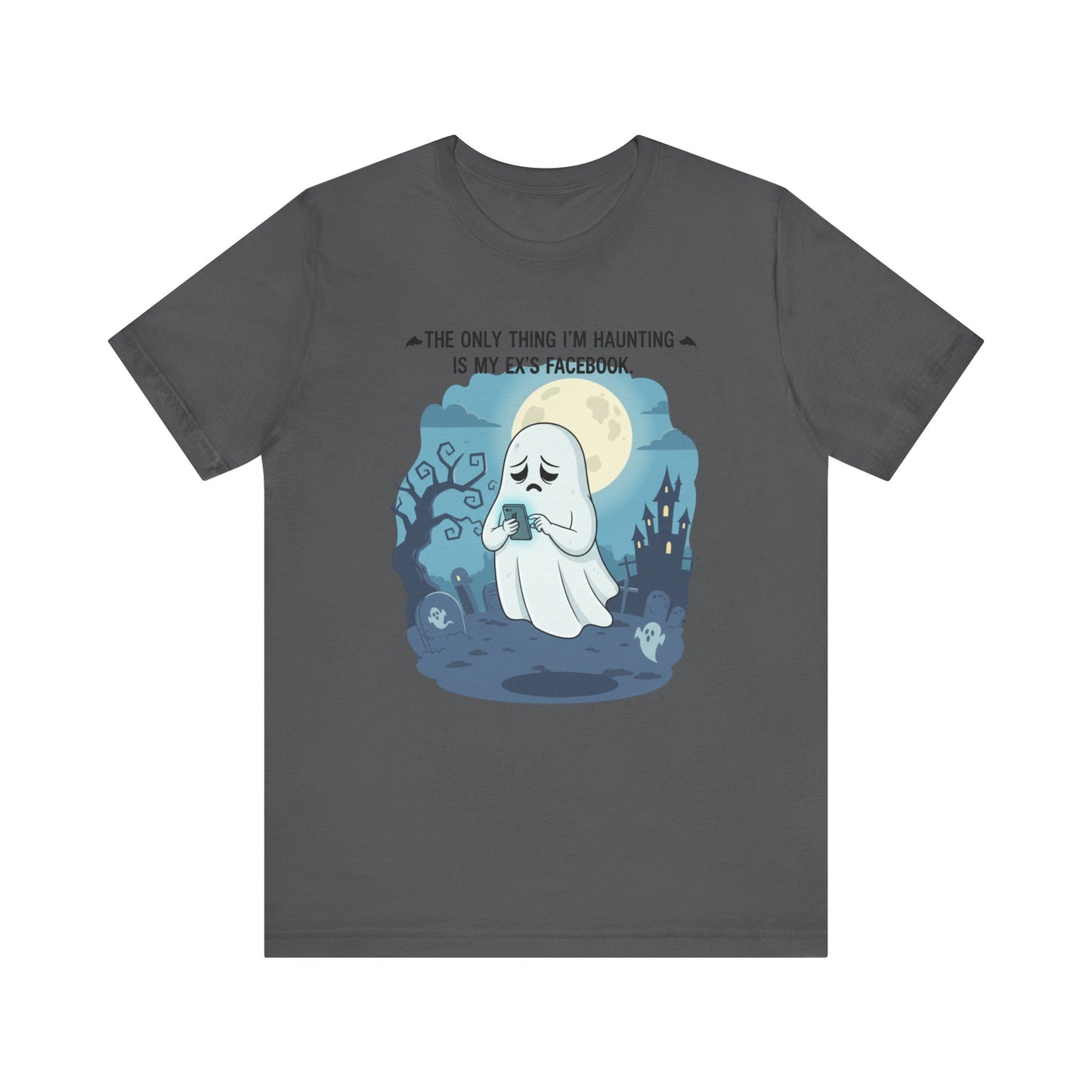 Halloween Funny Ghost T-Shirt | Gift for Ghost Lovers, Unisex Funny Spooky Season Apparel