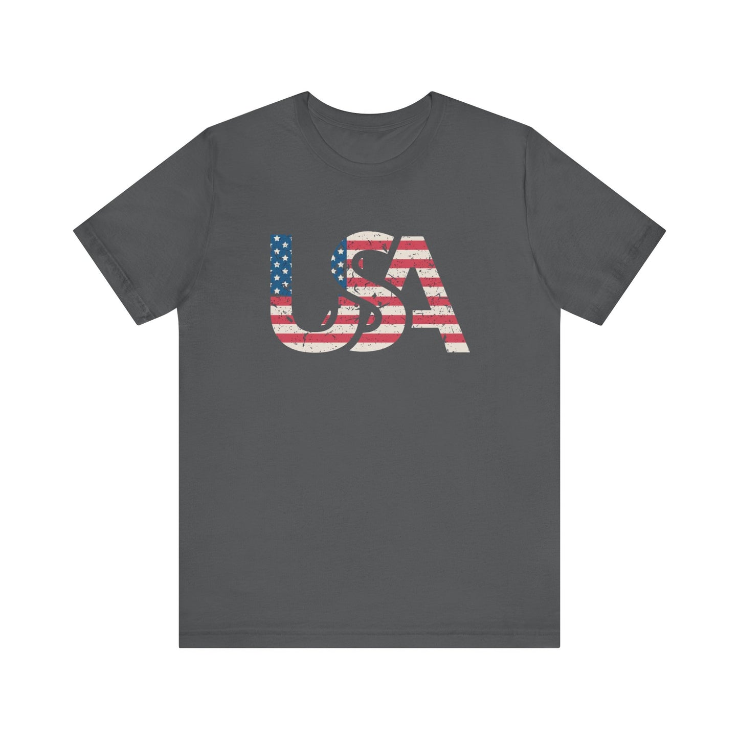 USA Distressed Flag Unisex T-Shirt | Casual Wear, Patriotic Gift, Independence Day, Summer Vibes