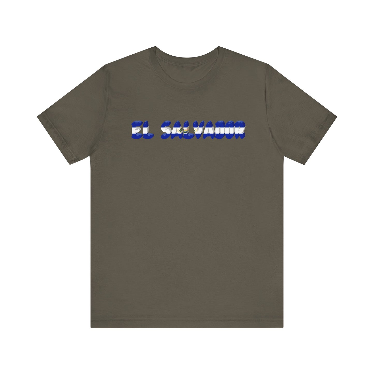 El Salvador Flag Inspired Unisex T-Shirt | Unisex Casual Wear, Travel Gift, Summer Style, Beach Shirt, Vacation Outfit