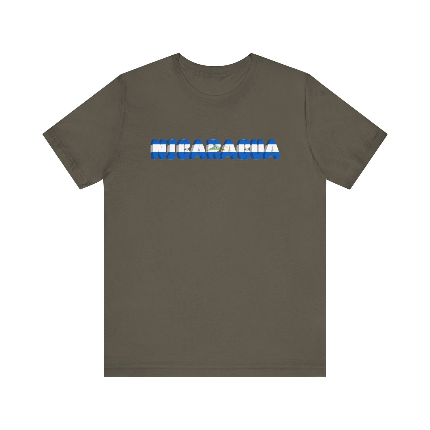 Nicaragua Flag Inspired Unisex T-Shirt | Casual Wear for Travel Lovers, Beach Day Tee, Vacation Gift, Summer Essentials
