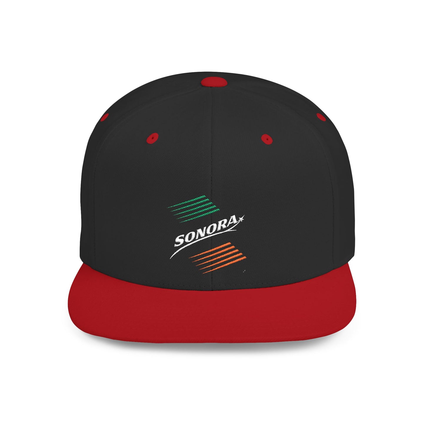 Mexico Colors Flat Bill Baseball Cap (Embroidery) | Cool Cap for Everyday Wear, Streetwear, Gifts for Him, Unisex, Personalizable