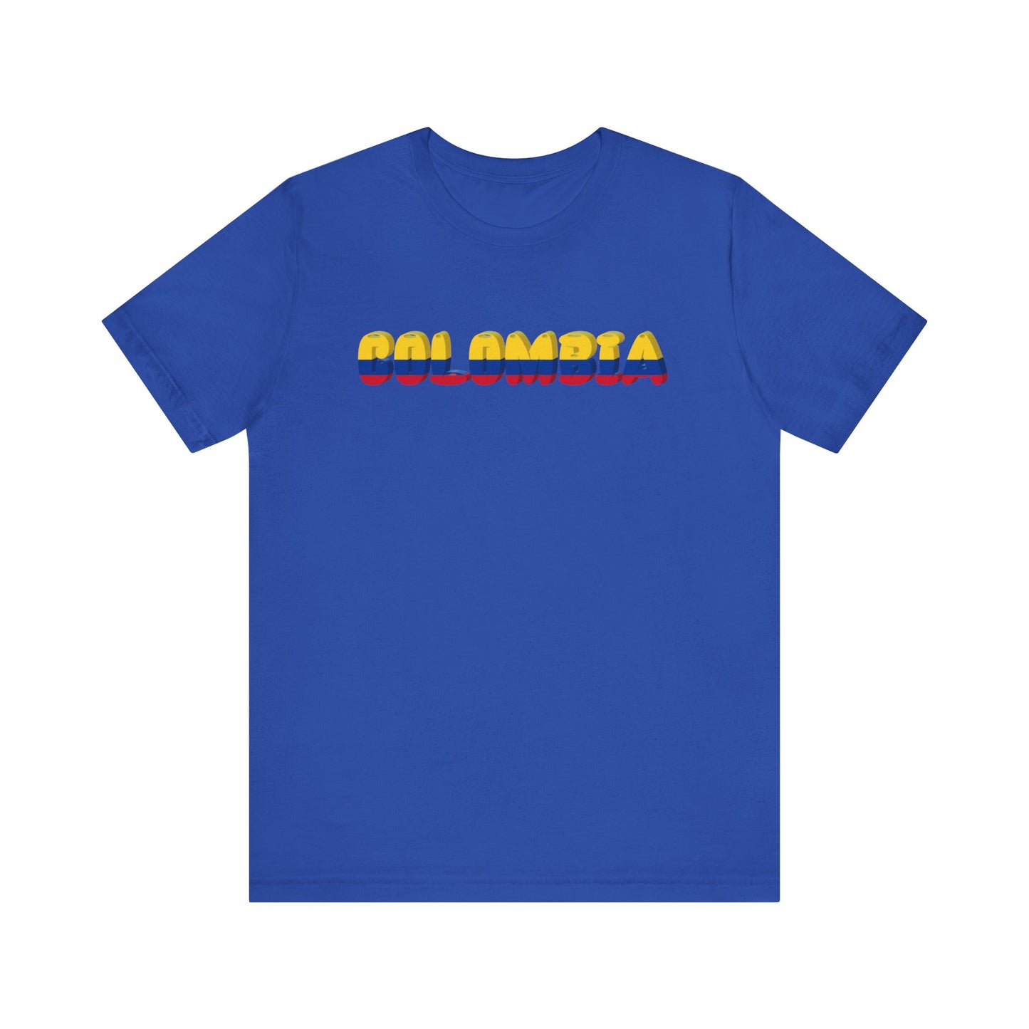 Colombia Flag Inspired Unisex T-Shirt | Casual Wear, Travel Shirt, Gift for Colombians, Cultural Celebrate Apparel