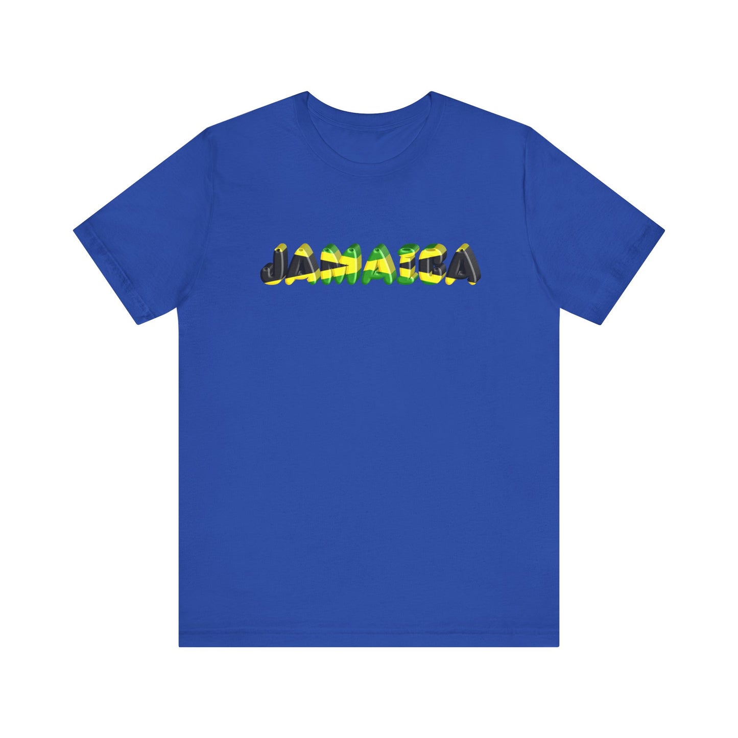 Jamaica Flag Inspired Unisex T-Shirt | Summer Vacation Style, Caribbean Pride Shirt, Gift for Travelers, Festival Wear, Casual Look
