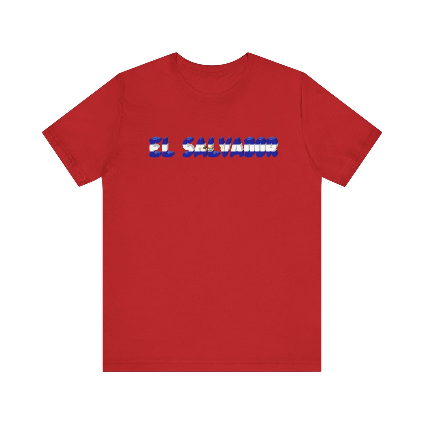 El Salvador Flag Inspired Unisex T-Shirt | Unisex Casual Wear, Travel Gift, Summer Style, Beach Shirt, Vacation Outfit