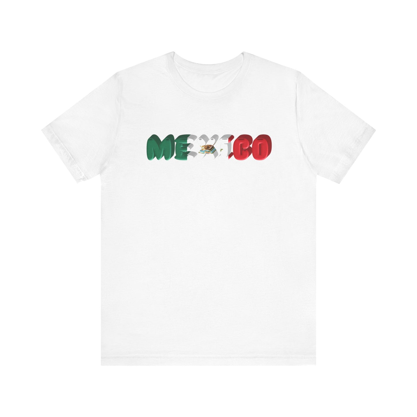 Mexico Flag Inspired Unisex T-Shirt | Casual Summer Wear, Gift for Travelers, Vacation Outfit, Mexican Independence Day