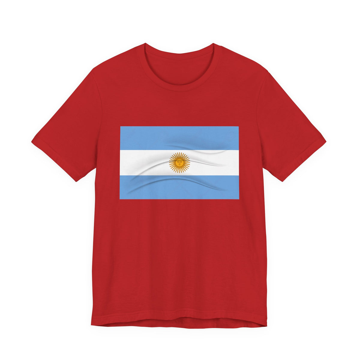 Argentina Flag T-Shirt | Waving Argentine Flag Tee
