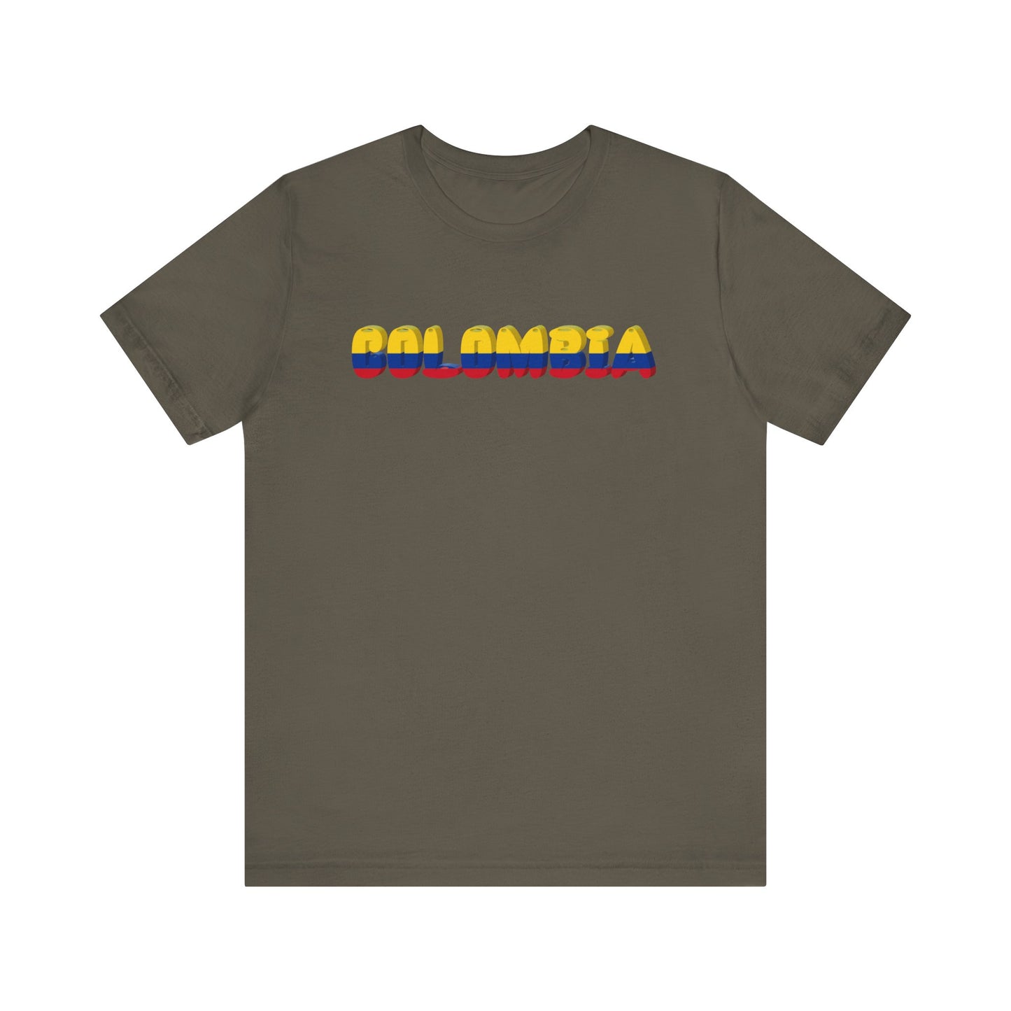 Colombia Flag Inspired Unisex T-Shirt | Casual Wear, Travel Shirt, Gift for Colombians, Cultural Celebrate Apparel