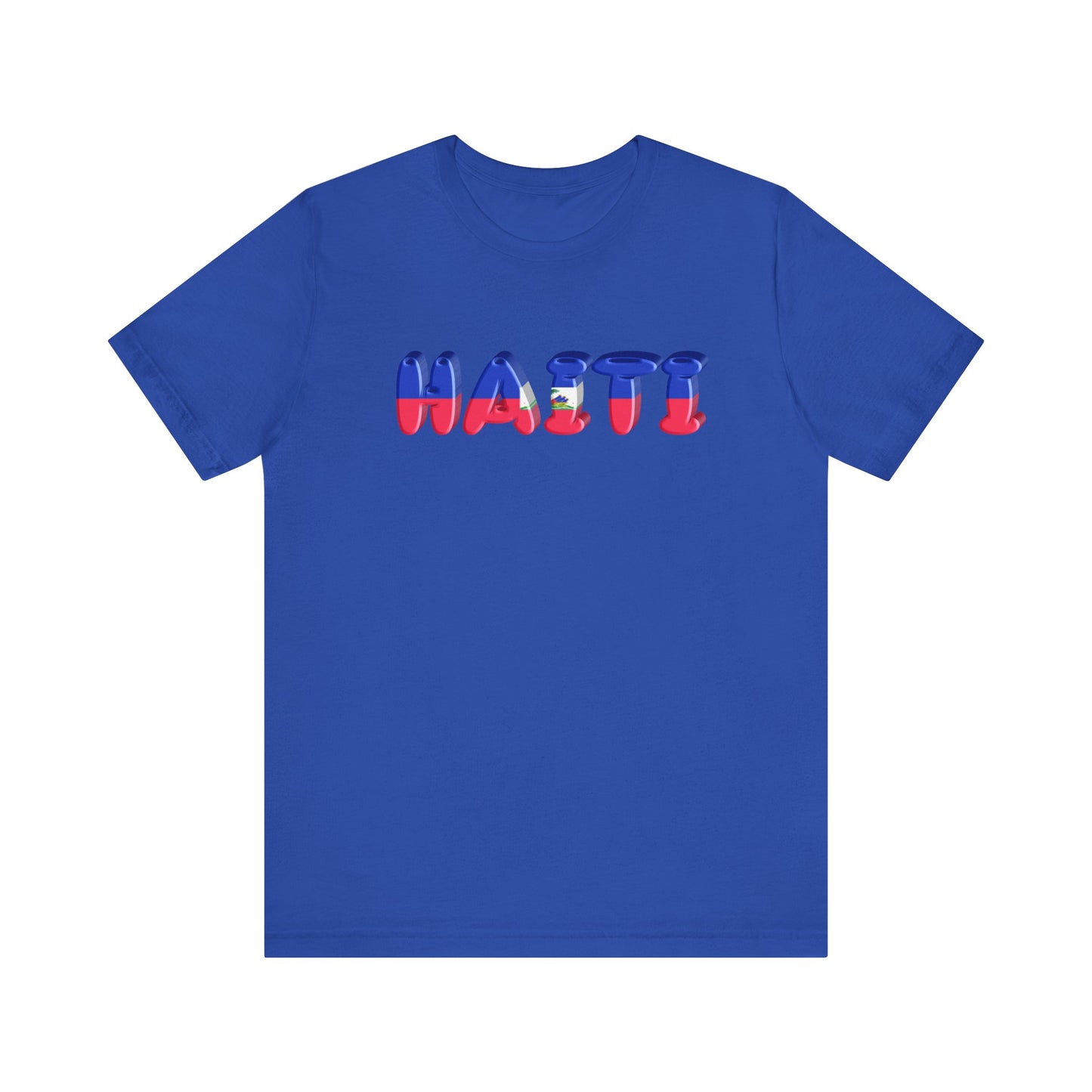 Haiti Flag Inspired Unisex T-Shirt | Caribbean Heritage Apparel, Gift for Travel Lovers, Casual Style T-Shirt