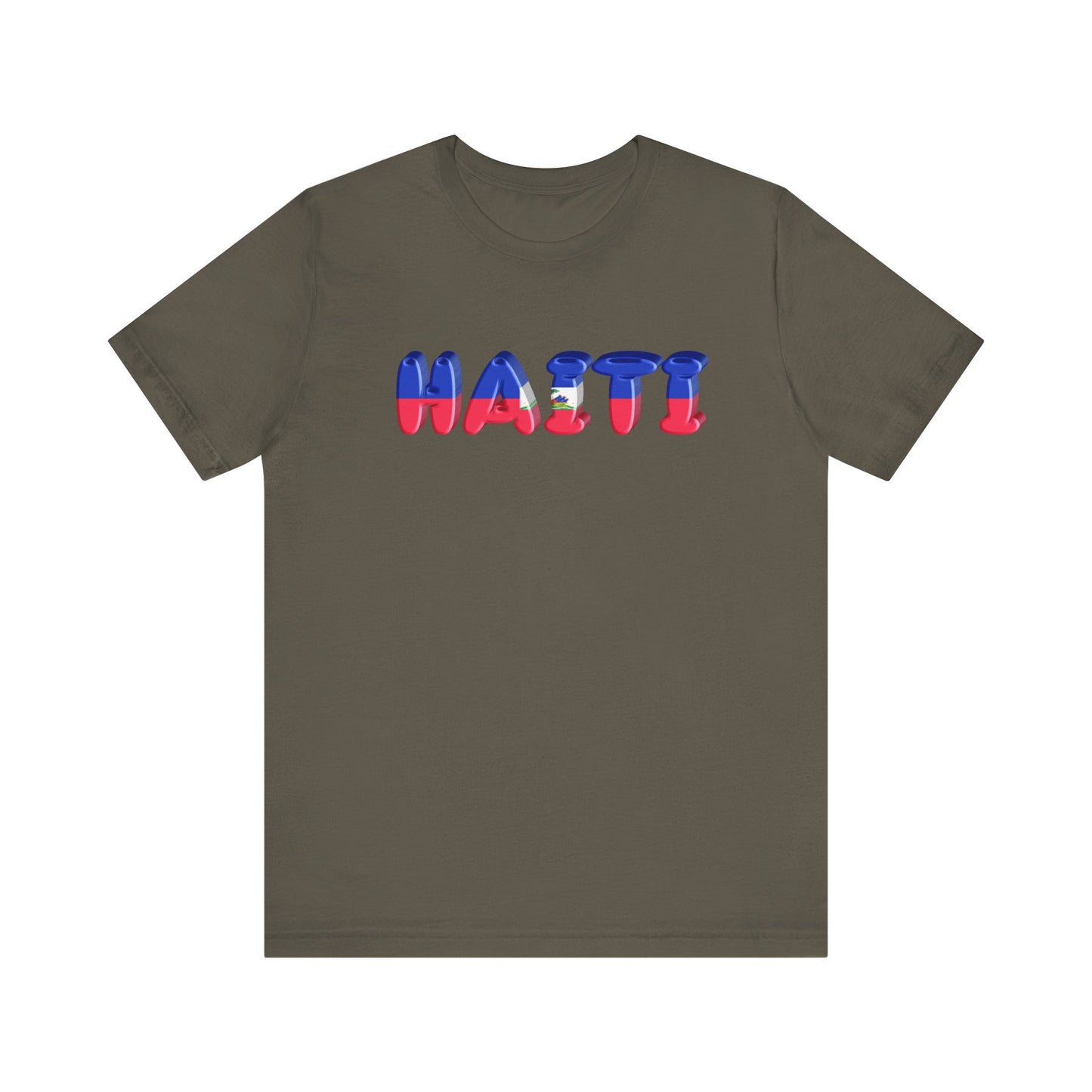 Haiti Flag Inspired Unisex T-Shirt | Caribbean Heritage Apparel, Gift for Travel Lovers, Casual Style T-Shirt