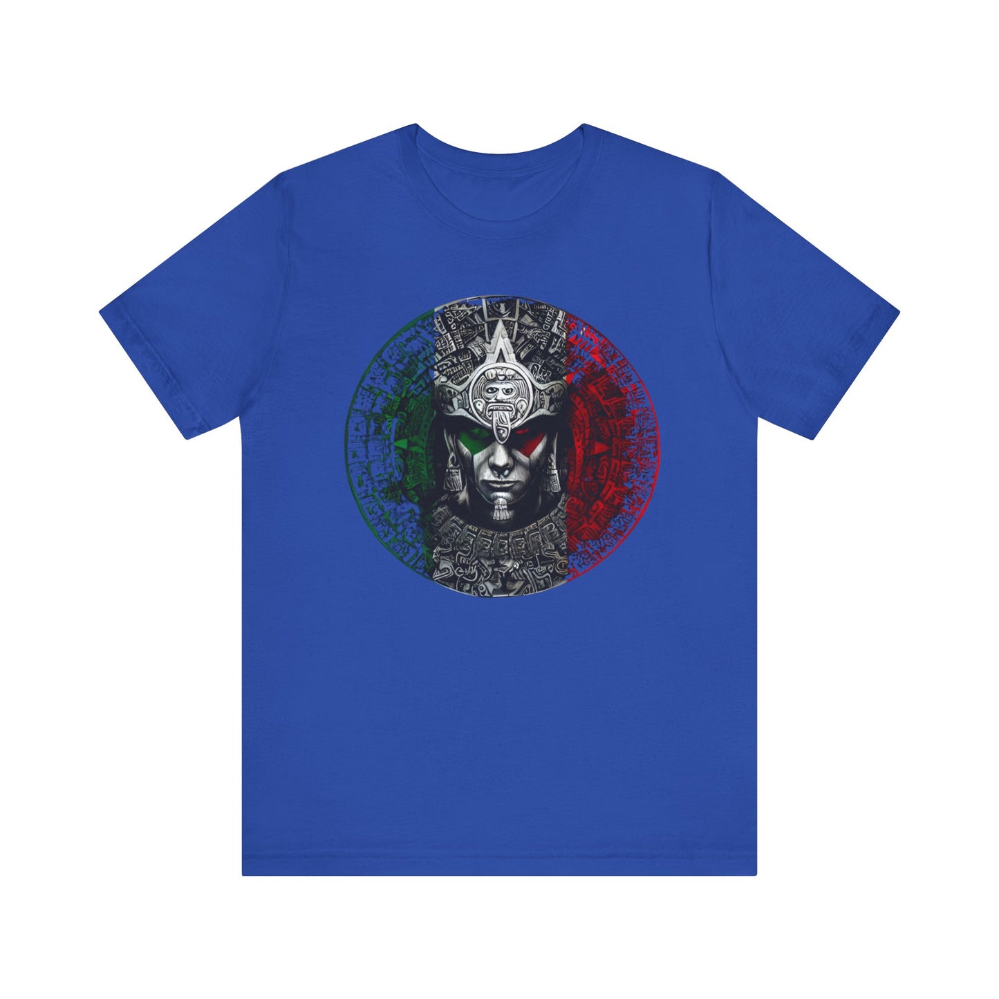 Mexican Aztec Calendar T-Shirt | Unisex Short Sleeve, Casual Wear, Gift for Travelers, Festival Attire