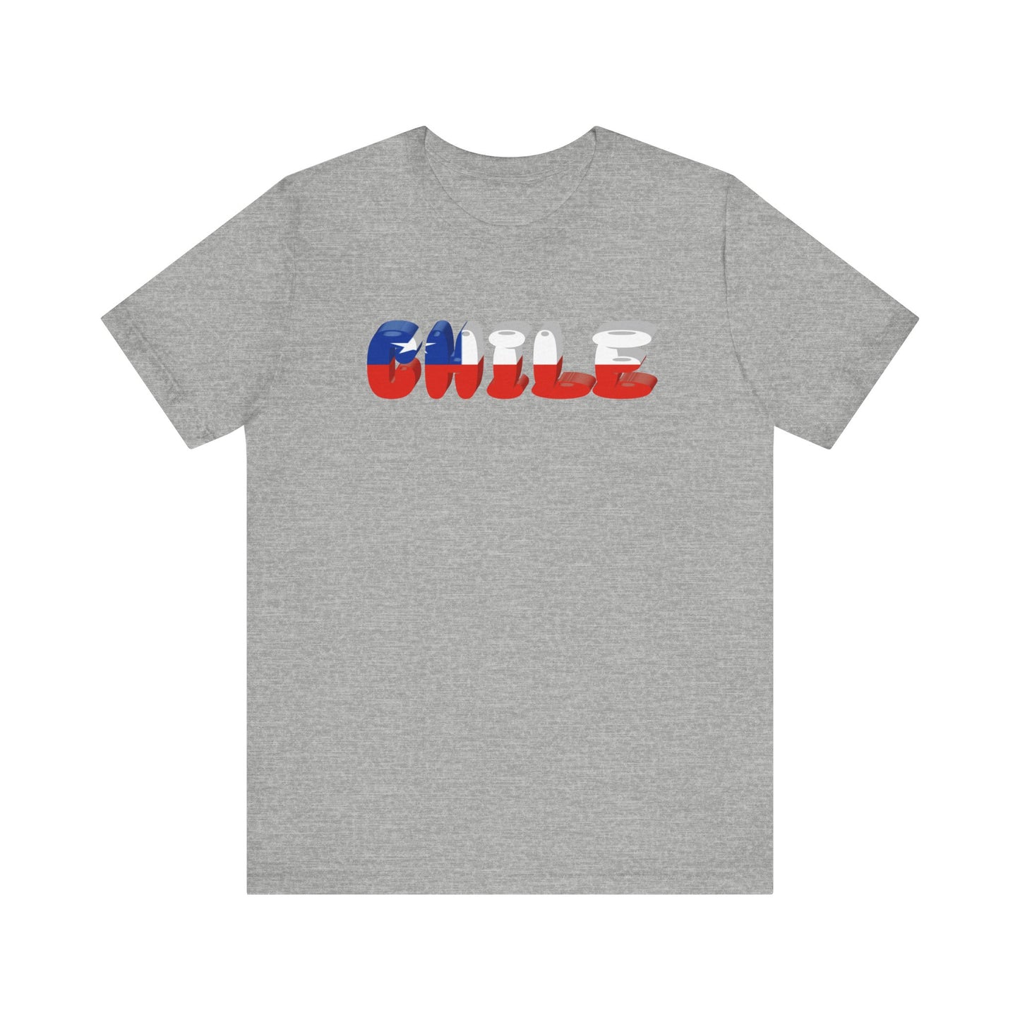 Chile Flag Inspired Unisex T-Shirt | Summer Fashion, Gift for Travelers, National Pride Shirt