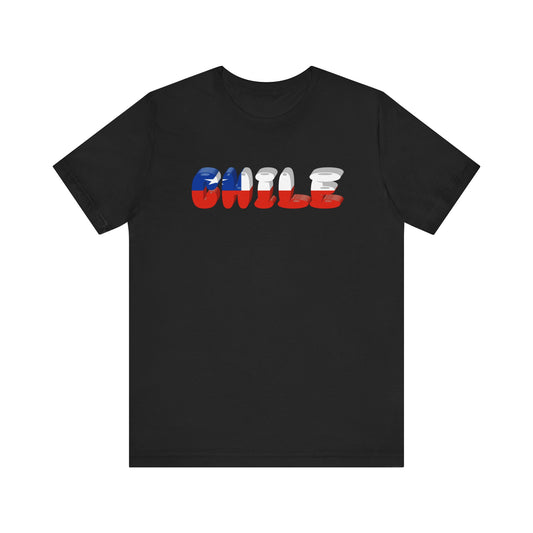 Chile Flag Inspired Unisex T-Shirt | Summer Fashion, Gift for Travelers, National Pride Shirt