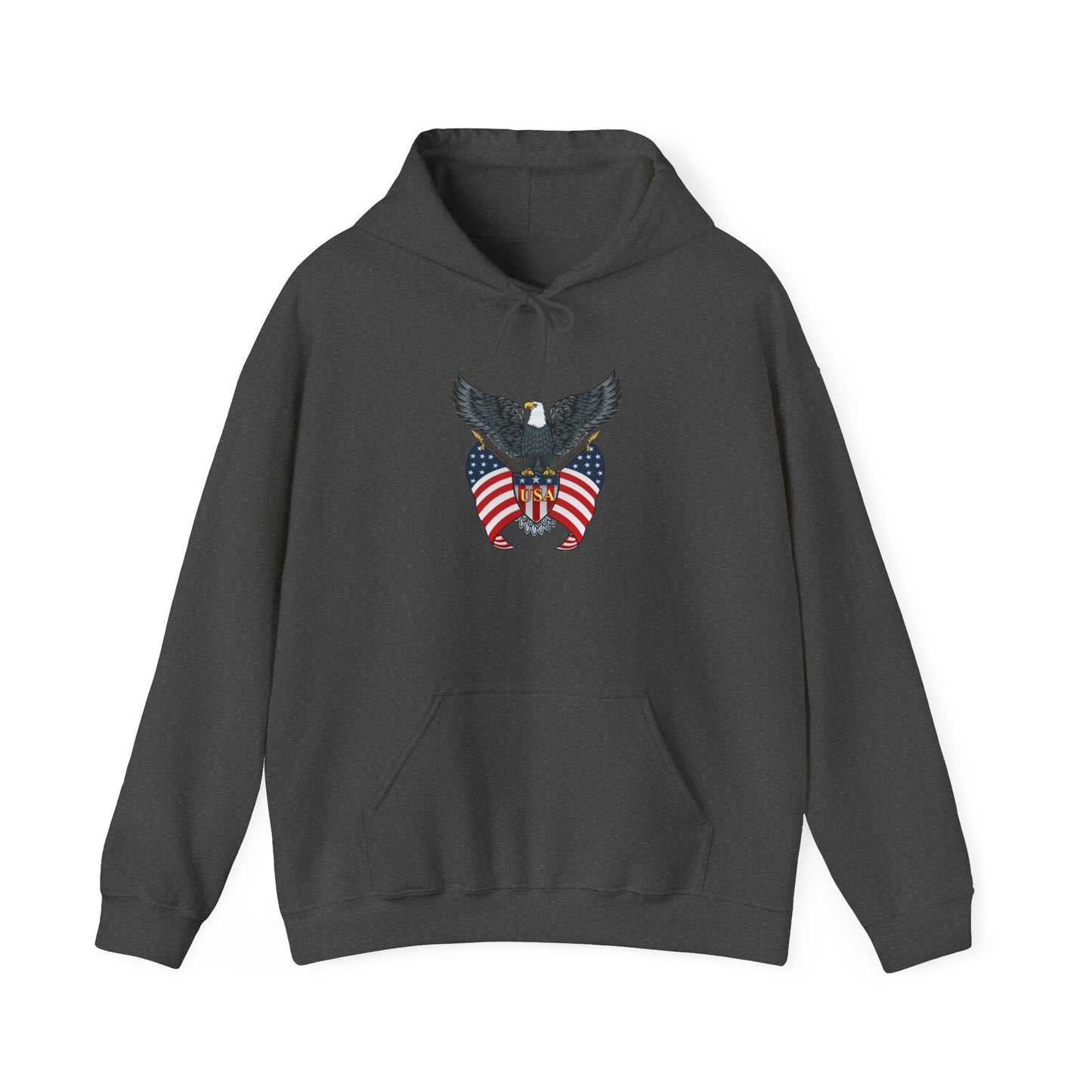 USA Patriotic Eagle Unisex Hoodie | American Pride Apparel, Gift for Veterans, Casual Wear
