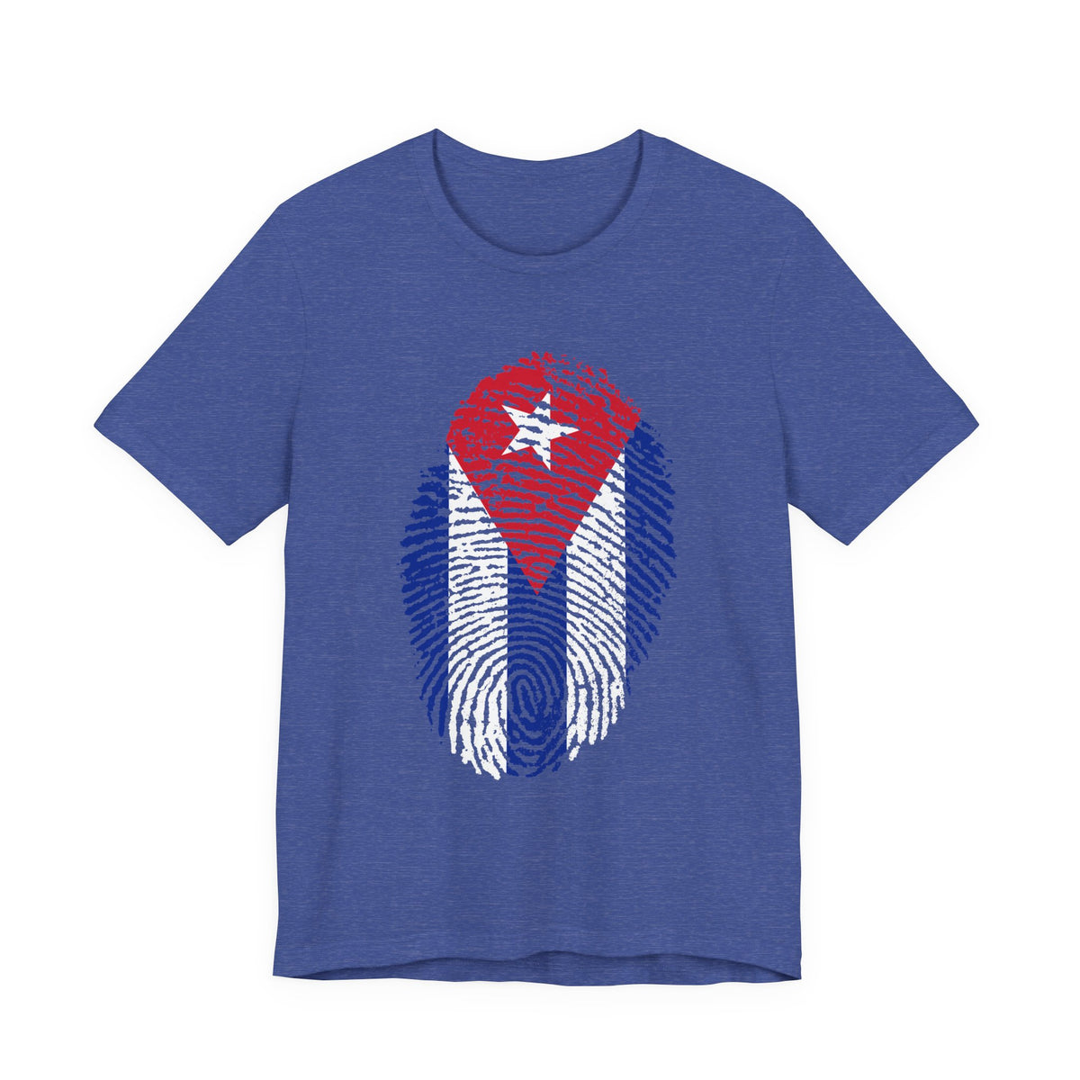 Cuba Flag Fingerprint T-Shirt | Patriotic Tee