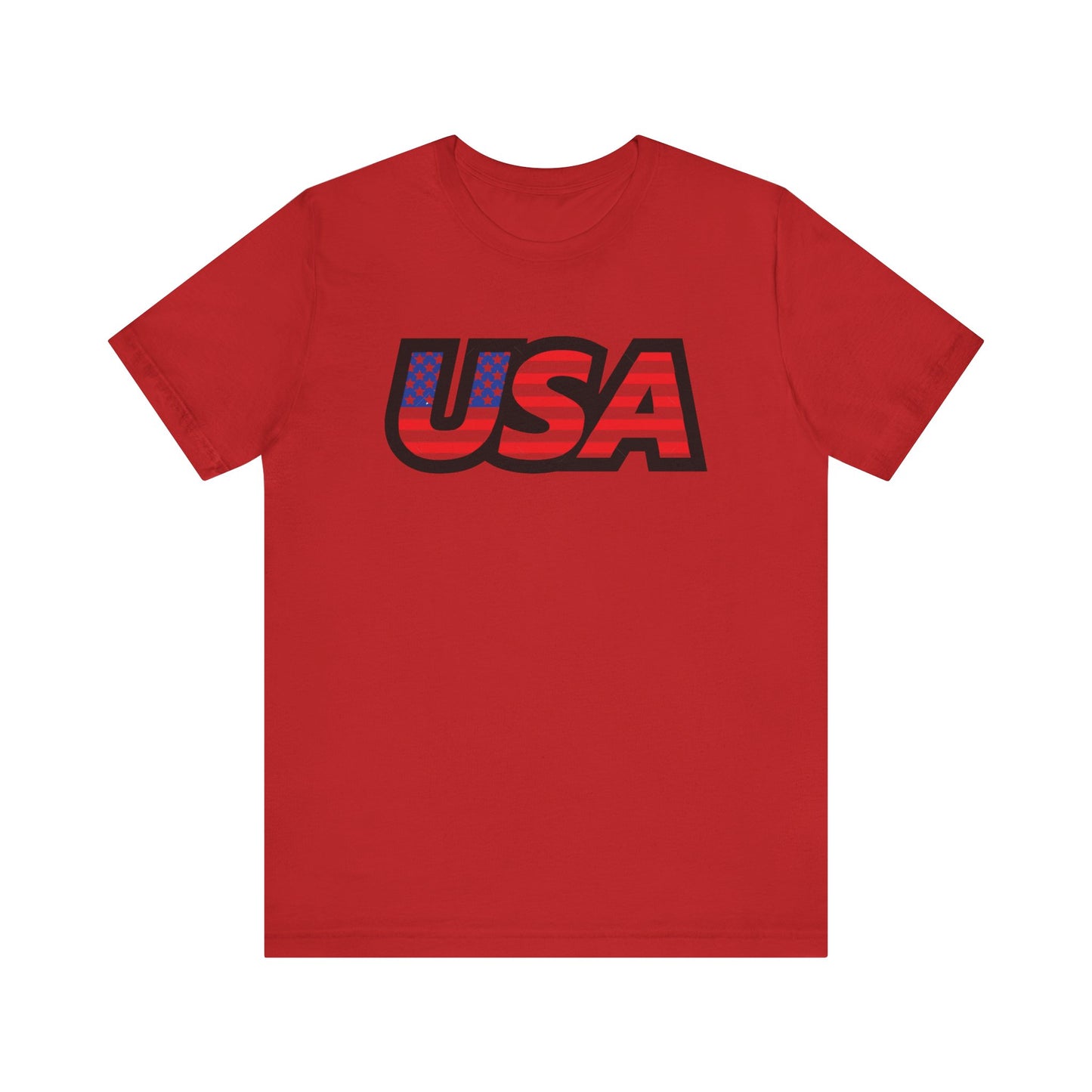 USA Flag Unisex Patriotic T-Shirt | For Independence Day, National Holidays, Casual Wear