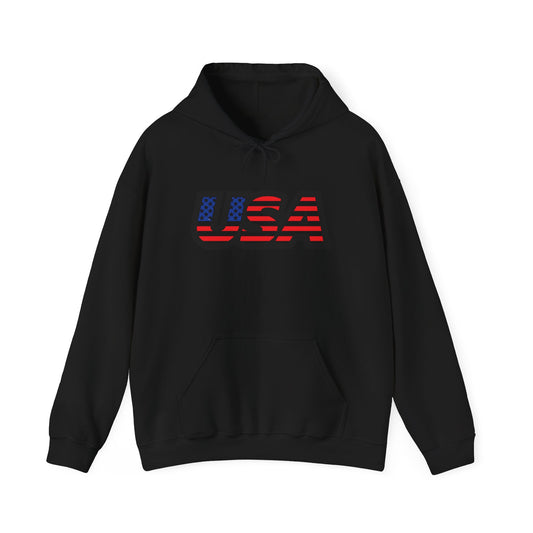 USA Patriotic Unisex Hoodie | Casual Wear, Seasonal Style, American Pride Apparel, Patriotic Gift