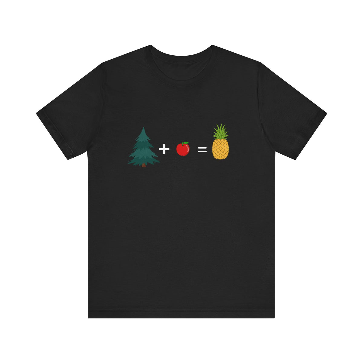 Pineapple Festive Emoji Unisex Jersey Short Sleeve T-Shirt | Gift Idea, Casual Wear, Humor Tee