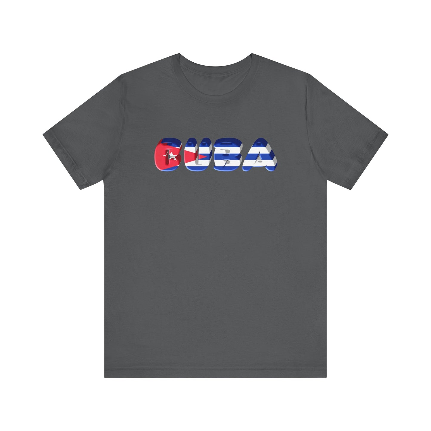 Cuban Flag Inspired Unisex T-Shirt | Casual Wear, Vacation Tee, Gift for Travelers, Summer Apparel, Caribbean Vibes
