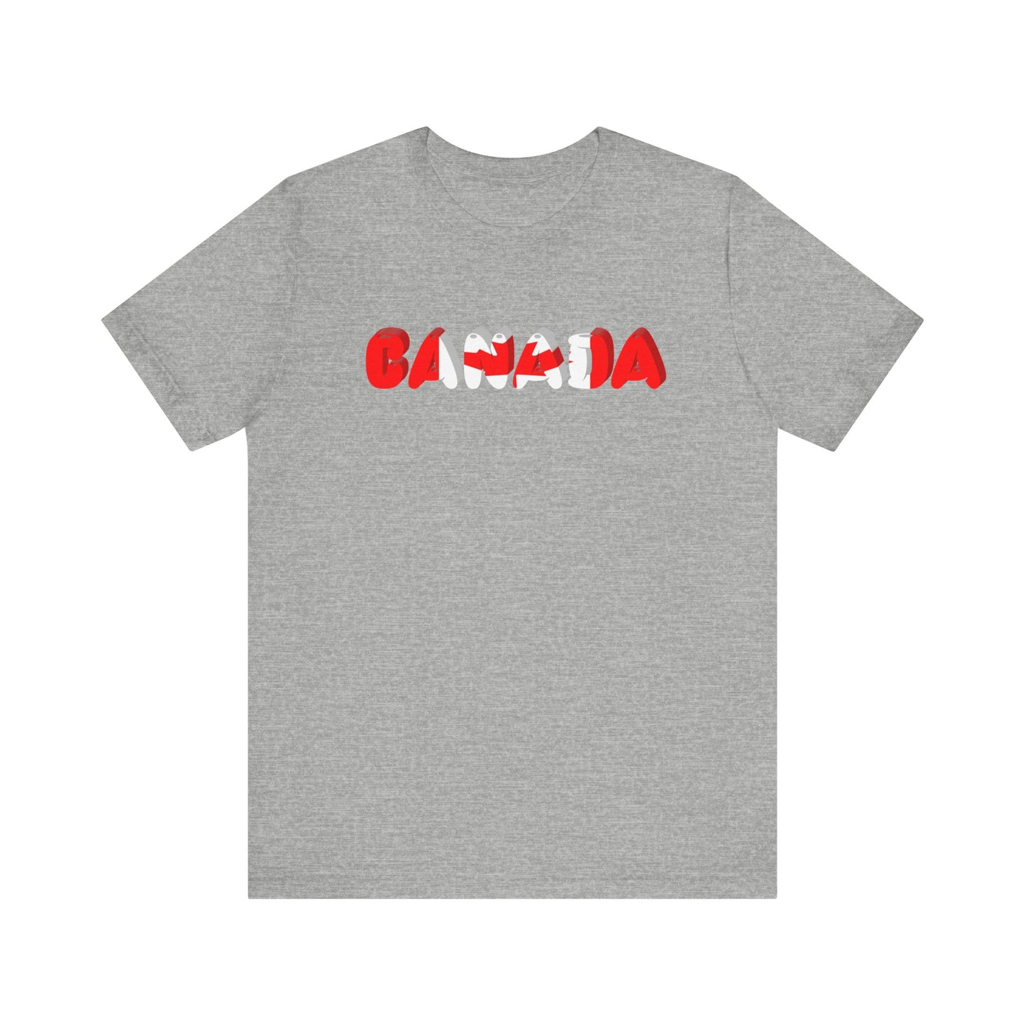 Canada Flag Inspired Unisex T-Shirt | Perfect for Canada Day, Gifts for Canadians and Travelers, Casual Wear, Holiday Apparel