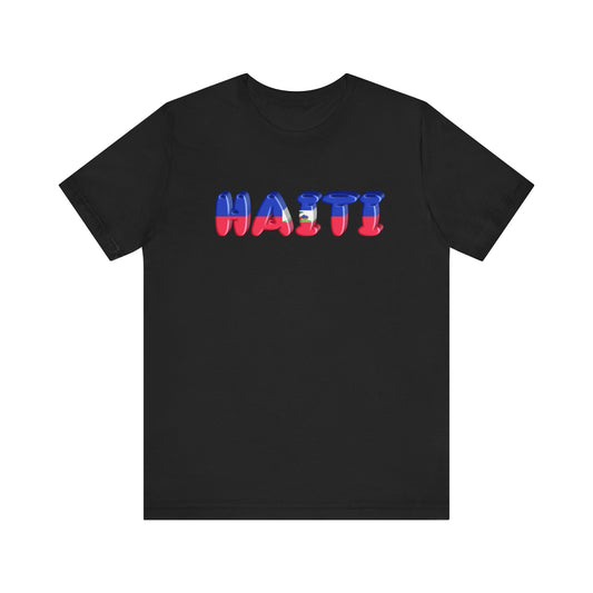 Haiti Flag Inspired Unisex T-Shirt | Caribbean Heritage Apparel, Gift for Travel Lovers, Casual Style T-Shirt