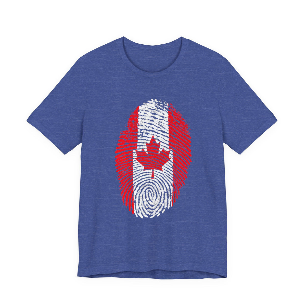 Canadian Flag Fingerprint T-Shirt | Patriotic Tee, Canadian Pride