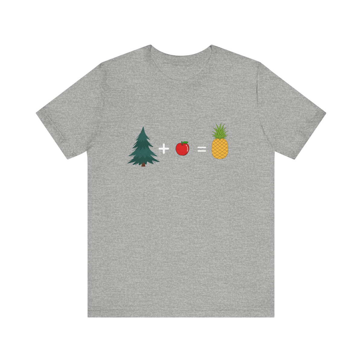 Pineapple Festive Emoji Unisex Jersey Short Sleeve T-Shirt | Gift Idea, Casual Wear, Humor Tee