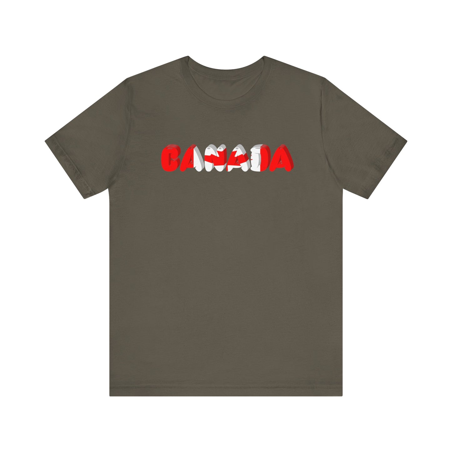 Canada Flag Inspired Unisex T-Shirt | Perfect for Canada Day, Gifts for Canadians and Travelers, Casual Wear, Holiday Apparel