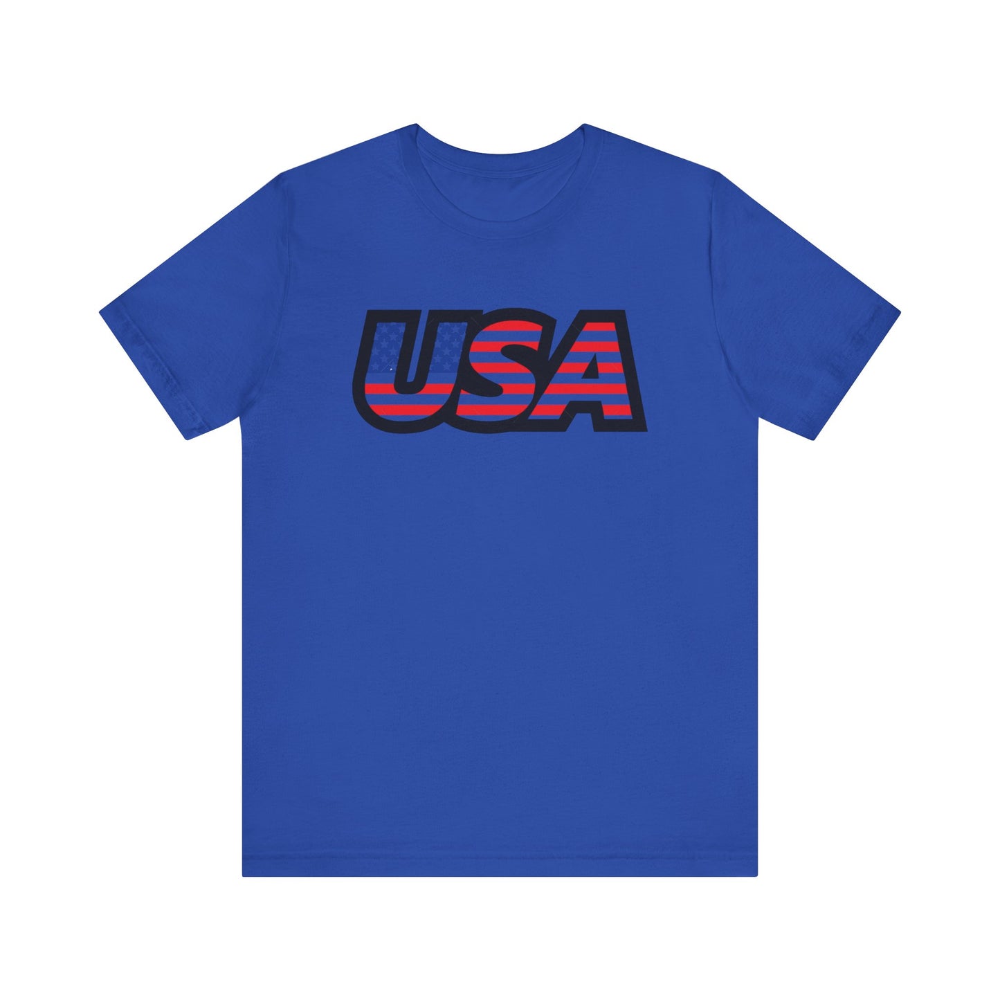 USA Flag Unisex Patriotic T-Shirt | For Independence Day, National Holidays, Casual Wear