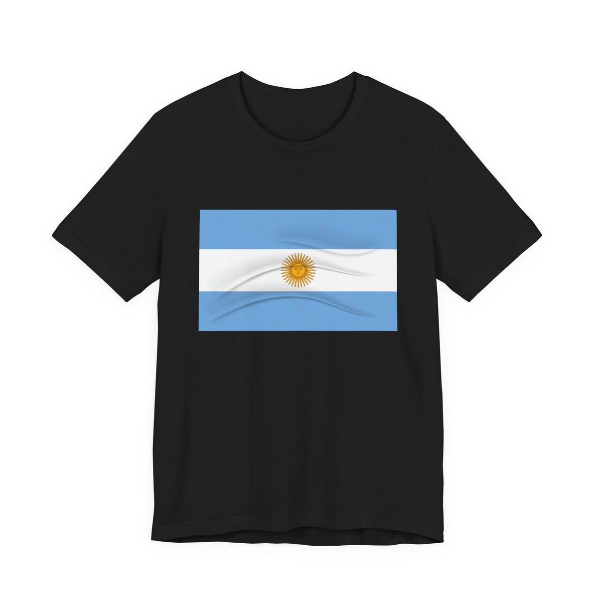 Argentina Flag T-Shirt | Waving Argentine Flag Tee
