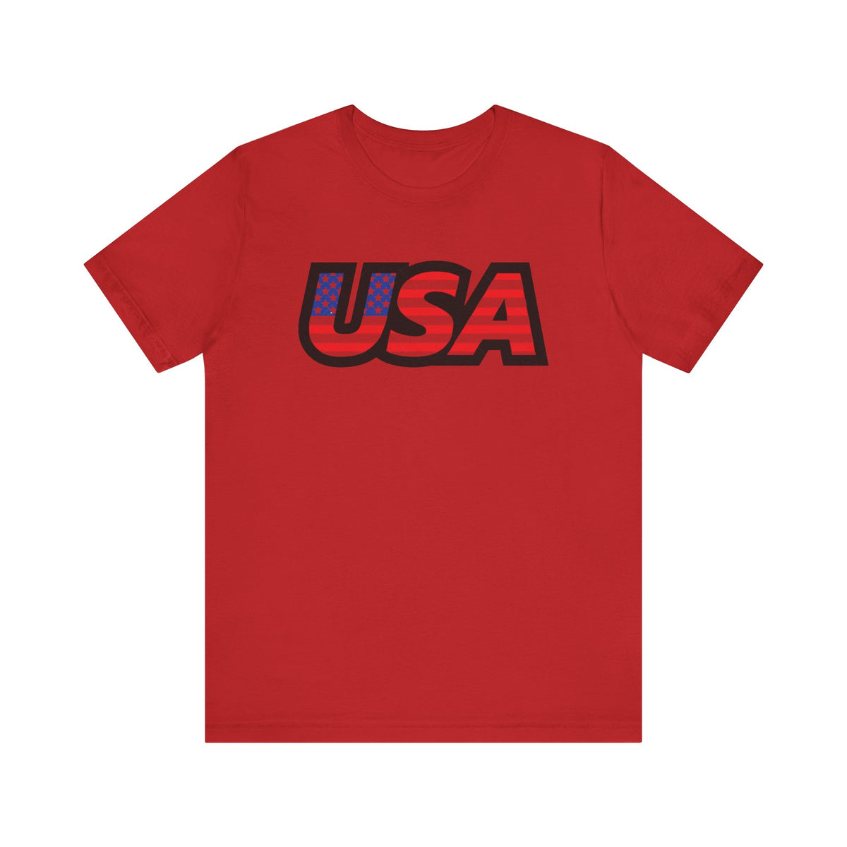 USA Flag Unisex Patriotic T-Shirt | For National Holidays, Casual Wear