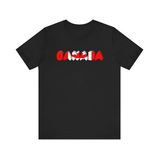 Canada Flag Inspired Unisex T-Shirt | Perfect for Canada Day, Gifts for Canadians and Travelers, Casual Wear, Holiday Apparel