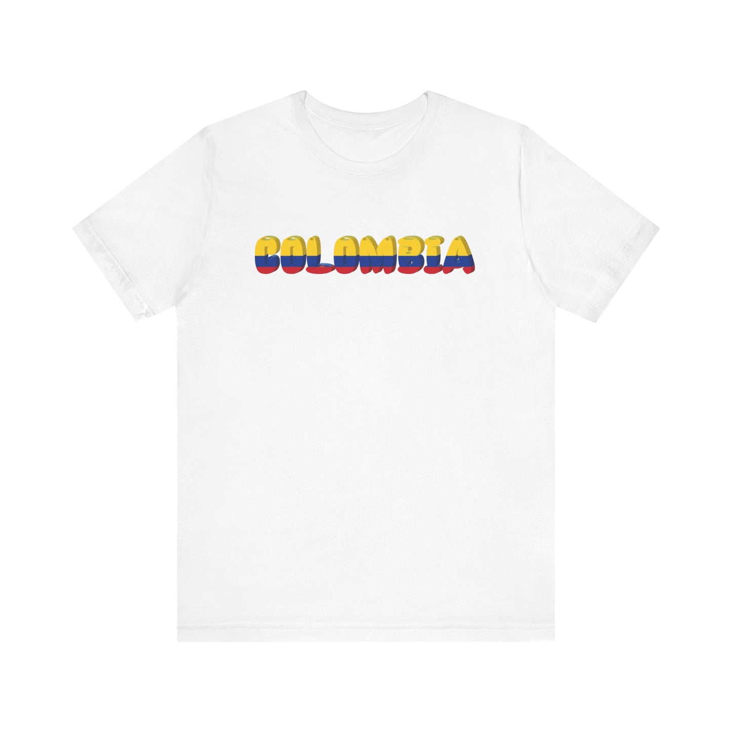 Colombia Flag Inspired Unisex T-Shirt | Casual Wear, Travel Shirt, Gift for Colombians, Cultural Celebrate Apparel