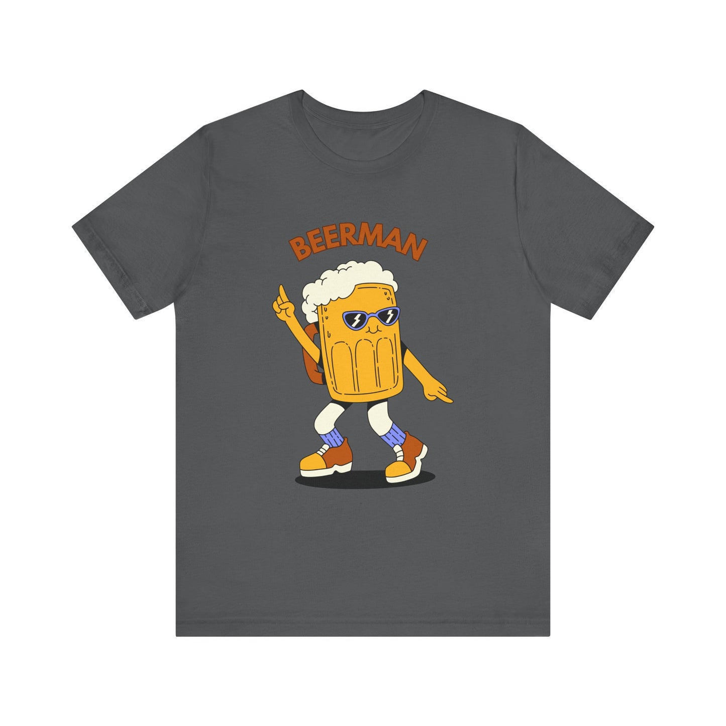 Beerman Cartoon Graphic Unisex T-Shir | Fun Summer Shirt, Party T-Shirt, Gift for Beer Enthusiasts