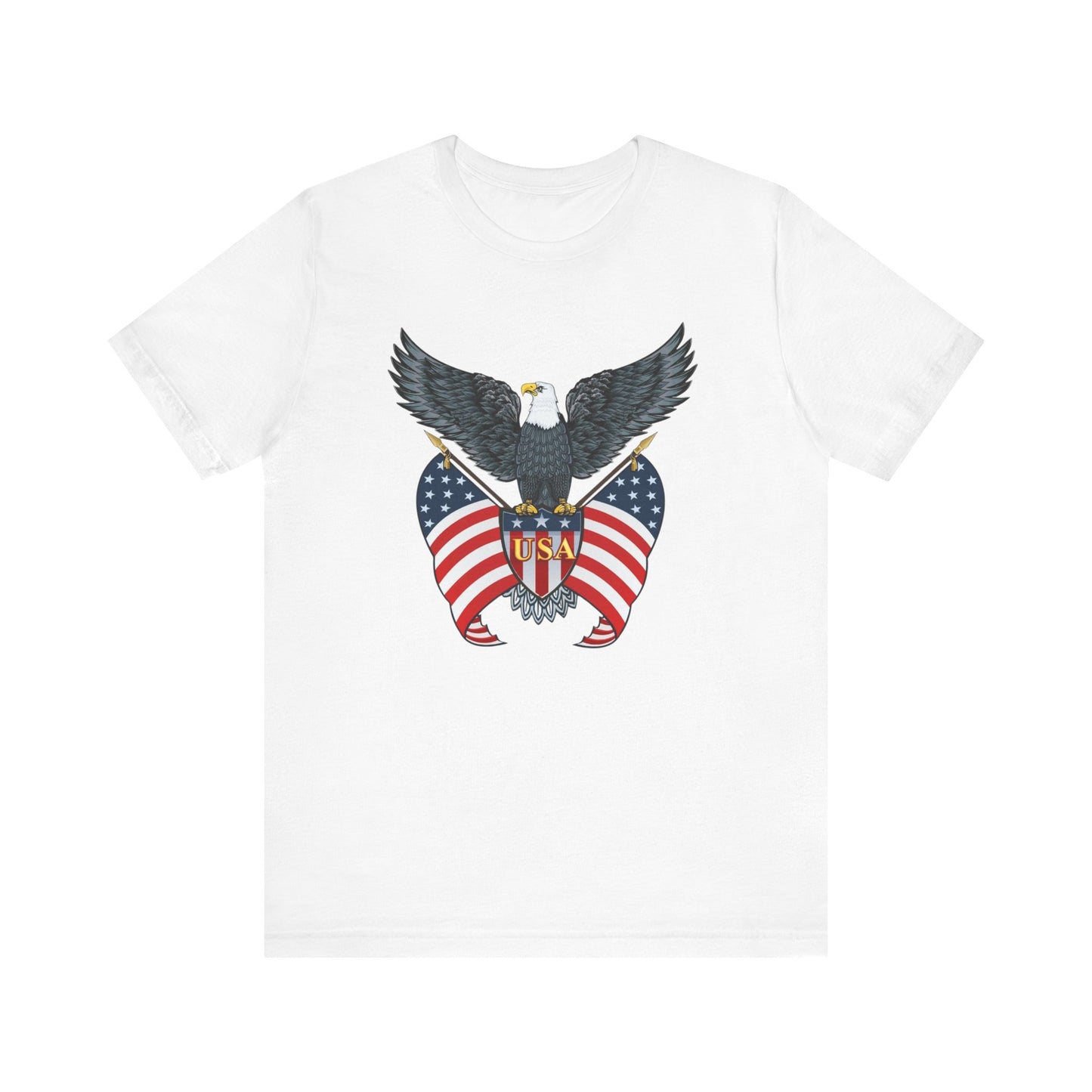 USA Flag Unisex Patriotic T-Shirt | Independence Day Gift, Summer T-Shirt, 4th of July Outfit