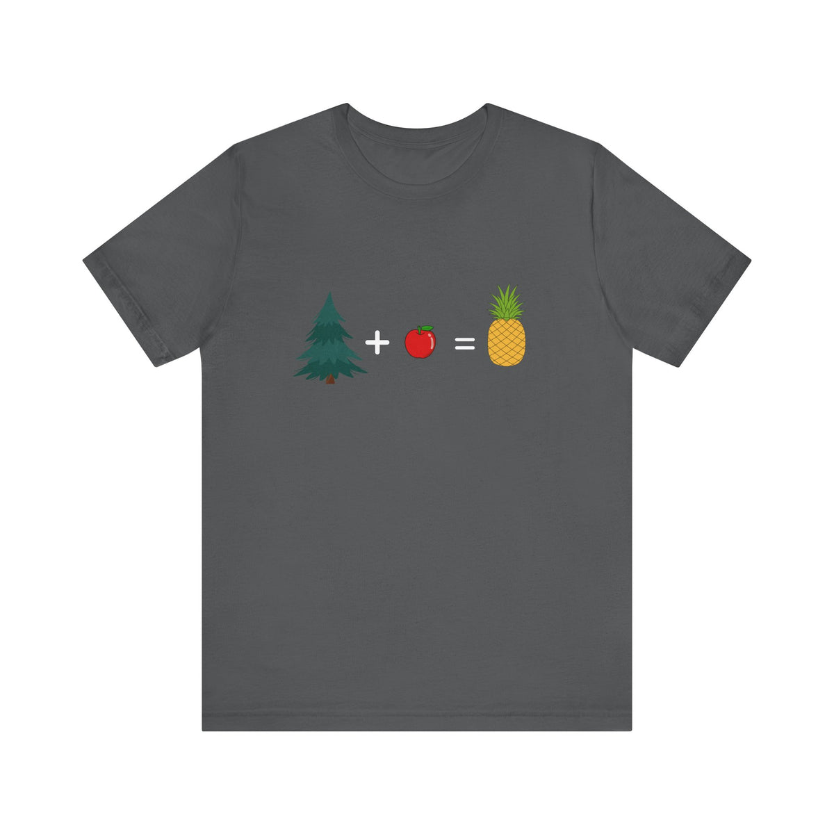 Pineapple Festive Emoji Unisex Jersey Short Sleeve T-Shirt | Gift Idea, Casual Wear, Humor Tee
