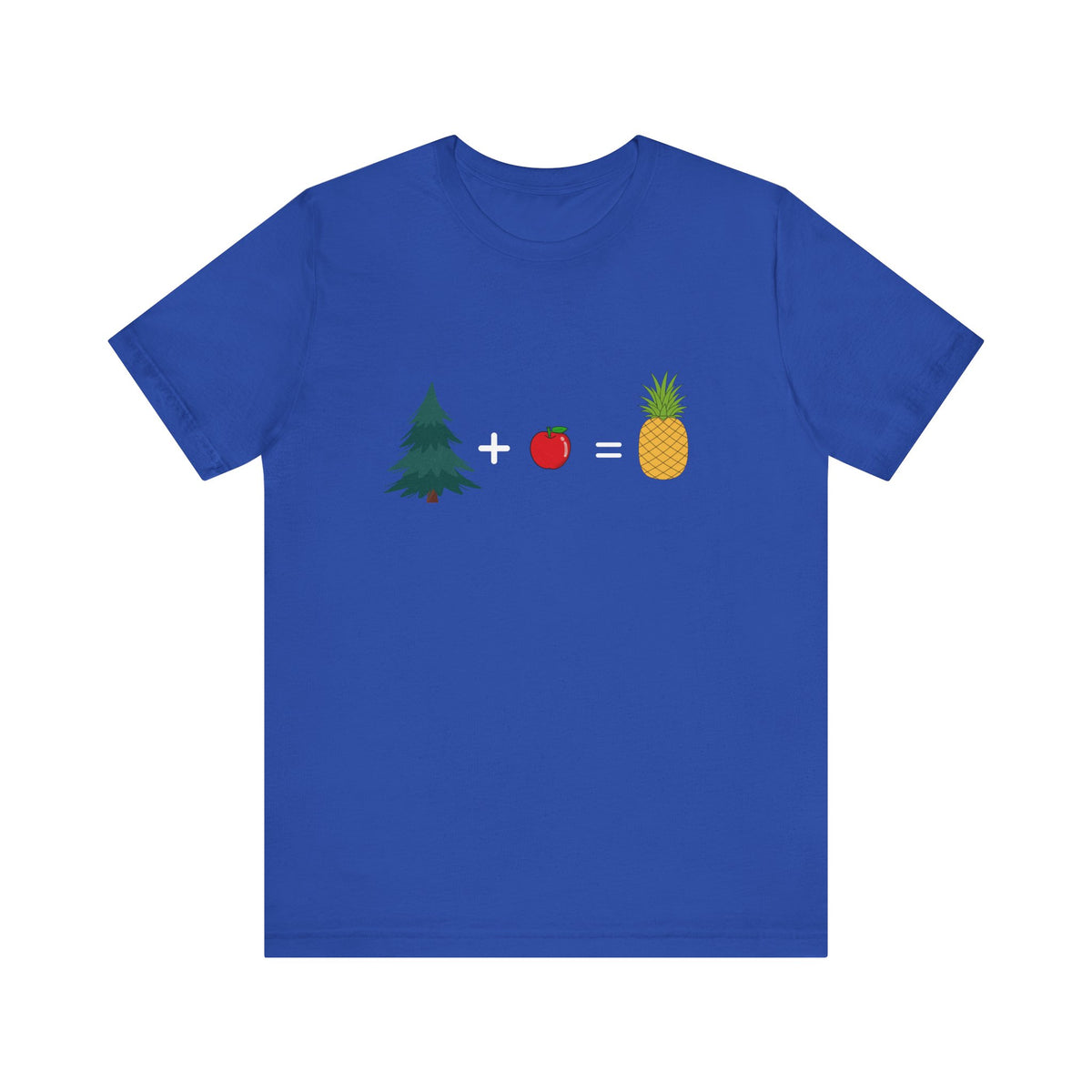 Pineapple Festive Emoji Unisex Jersey Short Sleeve T-Shirt | Gift Idea, Casual Wear, Humor Tee