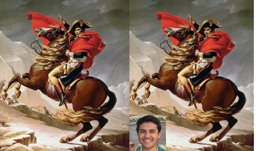 Place Your Face on Napoleon Fine Art Poster | Vintage Wall Decor for History Lovers, Unique Gift for Home, Art Print for Living Room, Classic Artwork