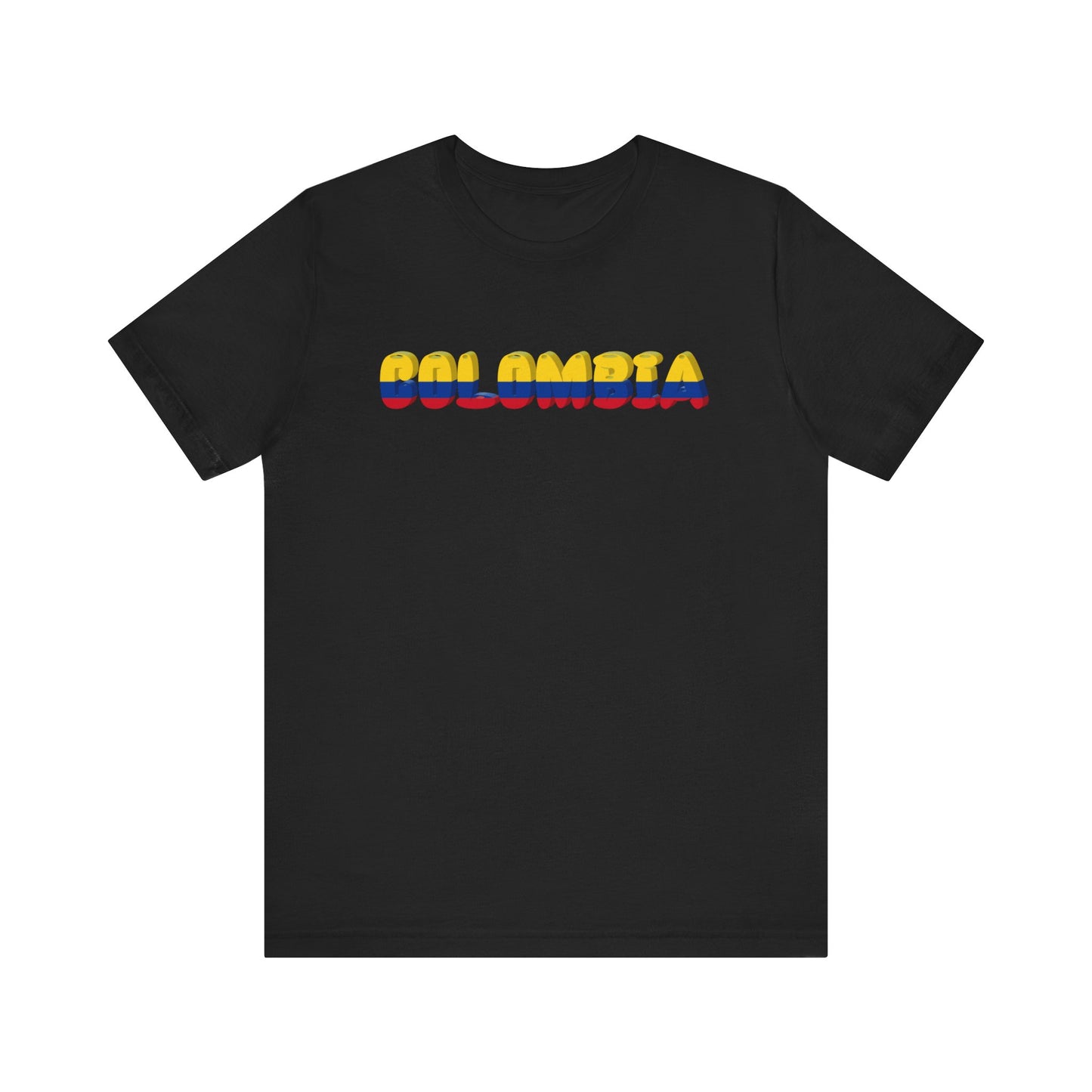 Colombia Flag Inspired Unisex T-Shirt | Casual Wear, Travel Shirt, Gift for Colombians, Cultural Celebrate Apparel