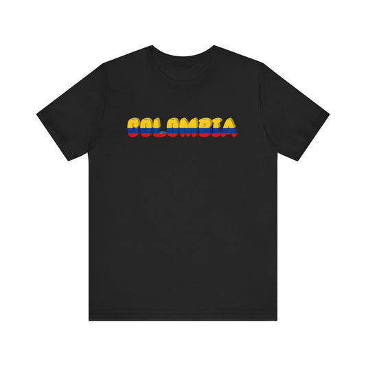 Colombia Flag Inspired Unisex T-Shirt | Casual Wear, Travel Shirt, Gift for Colombians, Cultural Celebrate Apparel