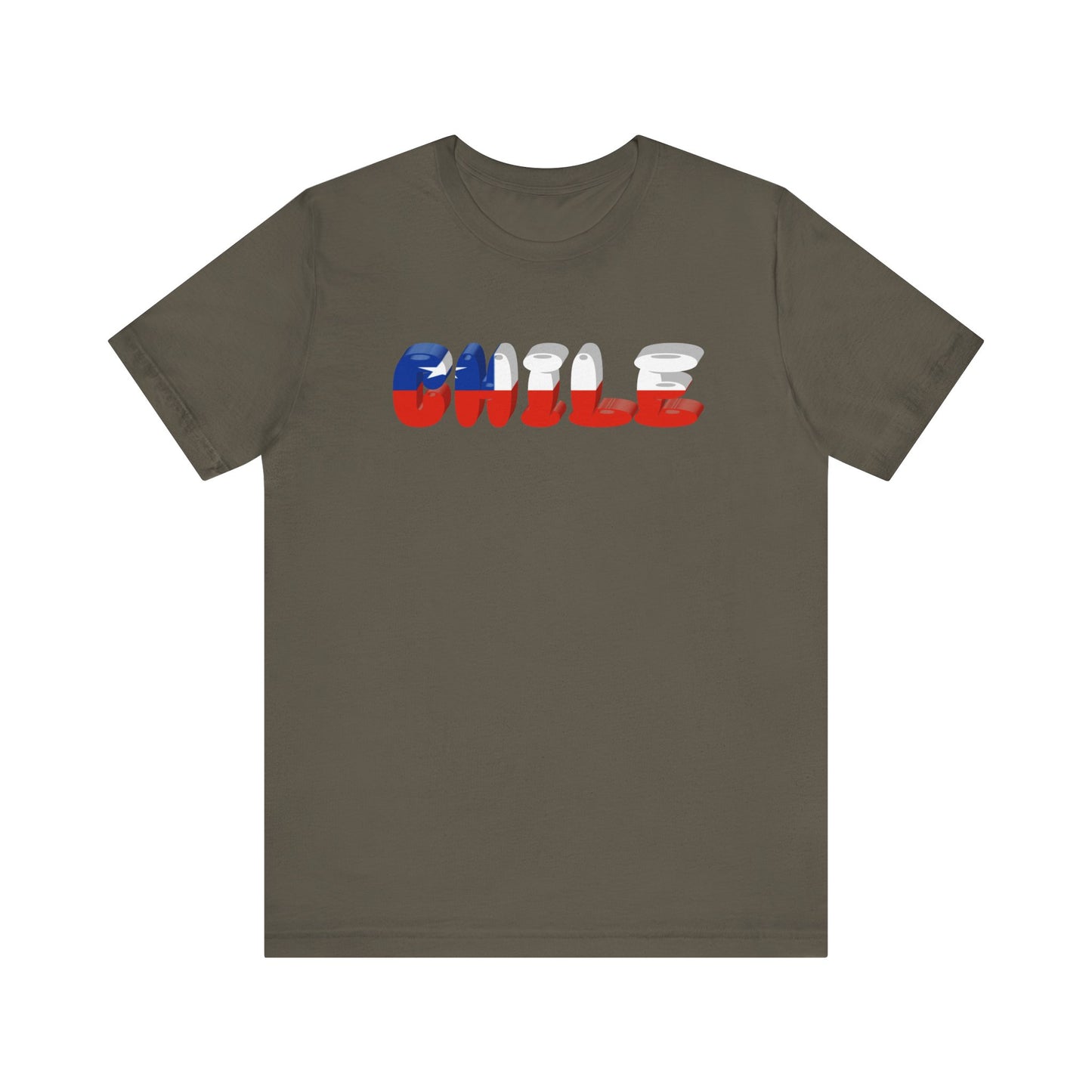 Chile Flag Inspired Unisex T-Shirt | Summer Fashion, Gift for Travelers, National Pride Shirt