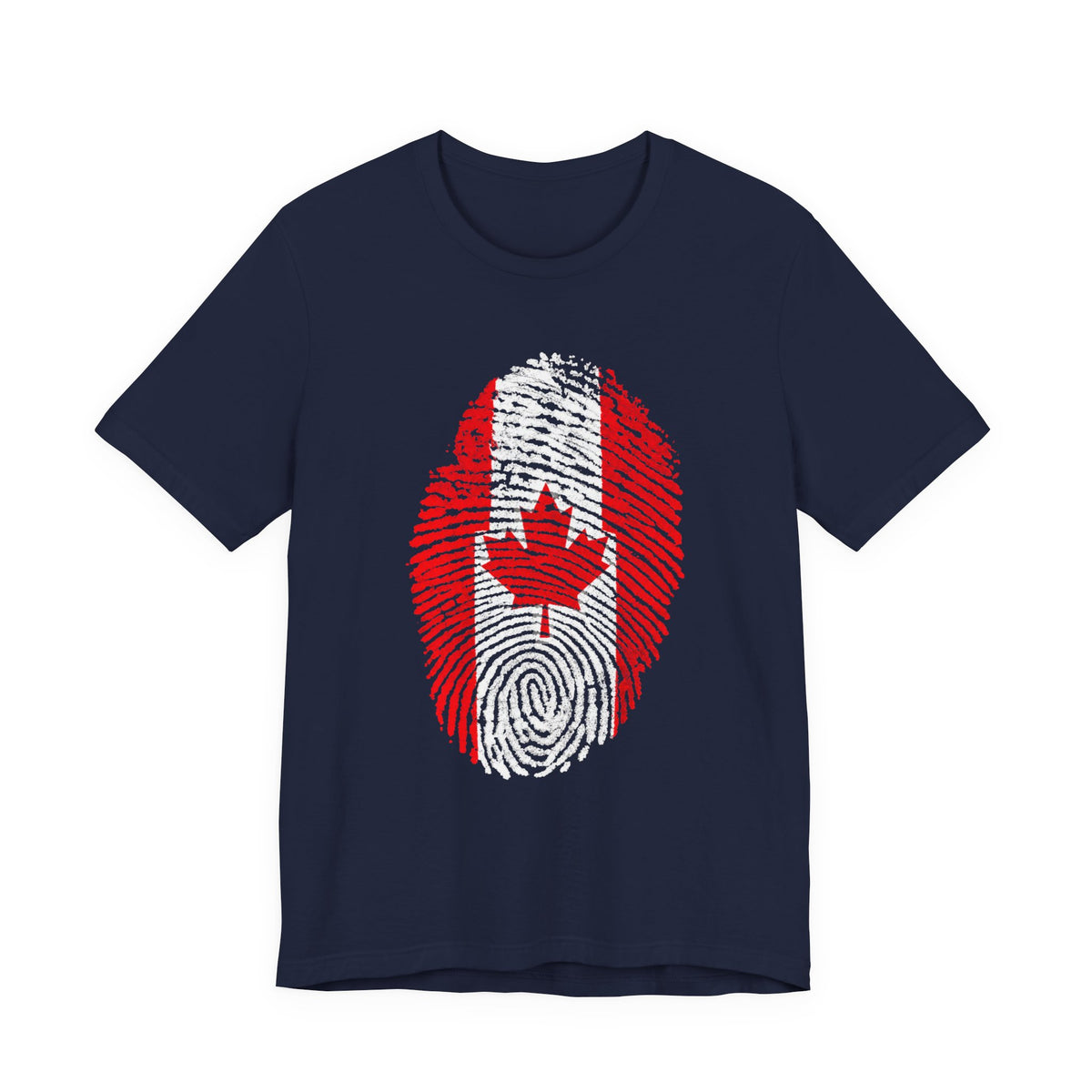 Canadian Flag Fingerprint T-Shirt | Patriotic Tee, Canadian Pride